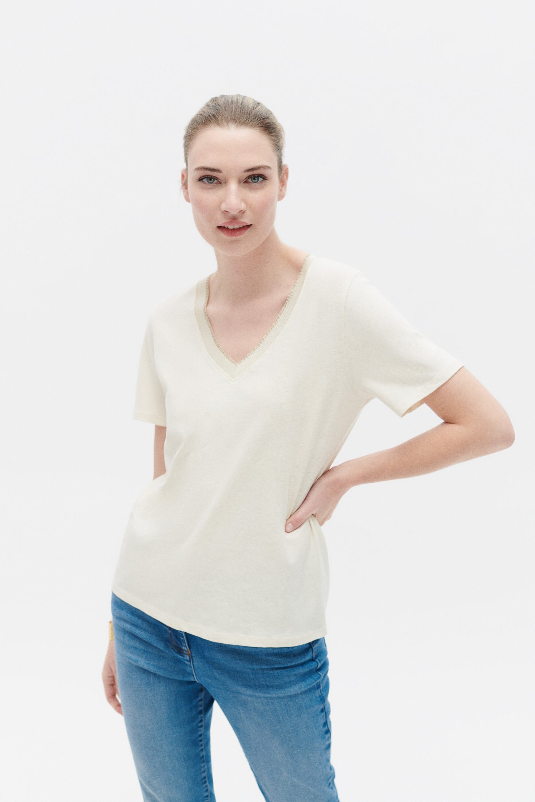T-shirt Jin sabbia donna