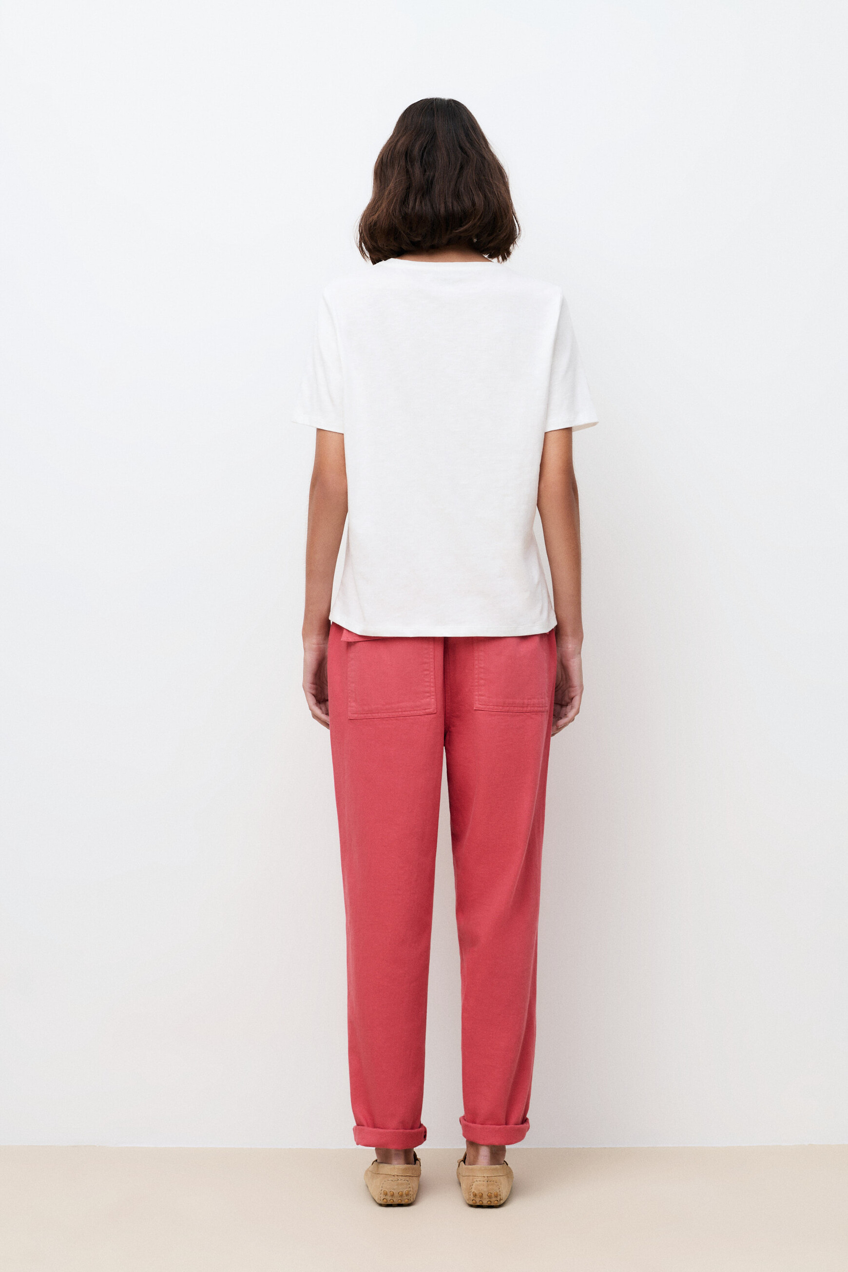 T-shirt Tancre ecru femme