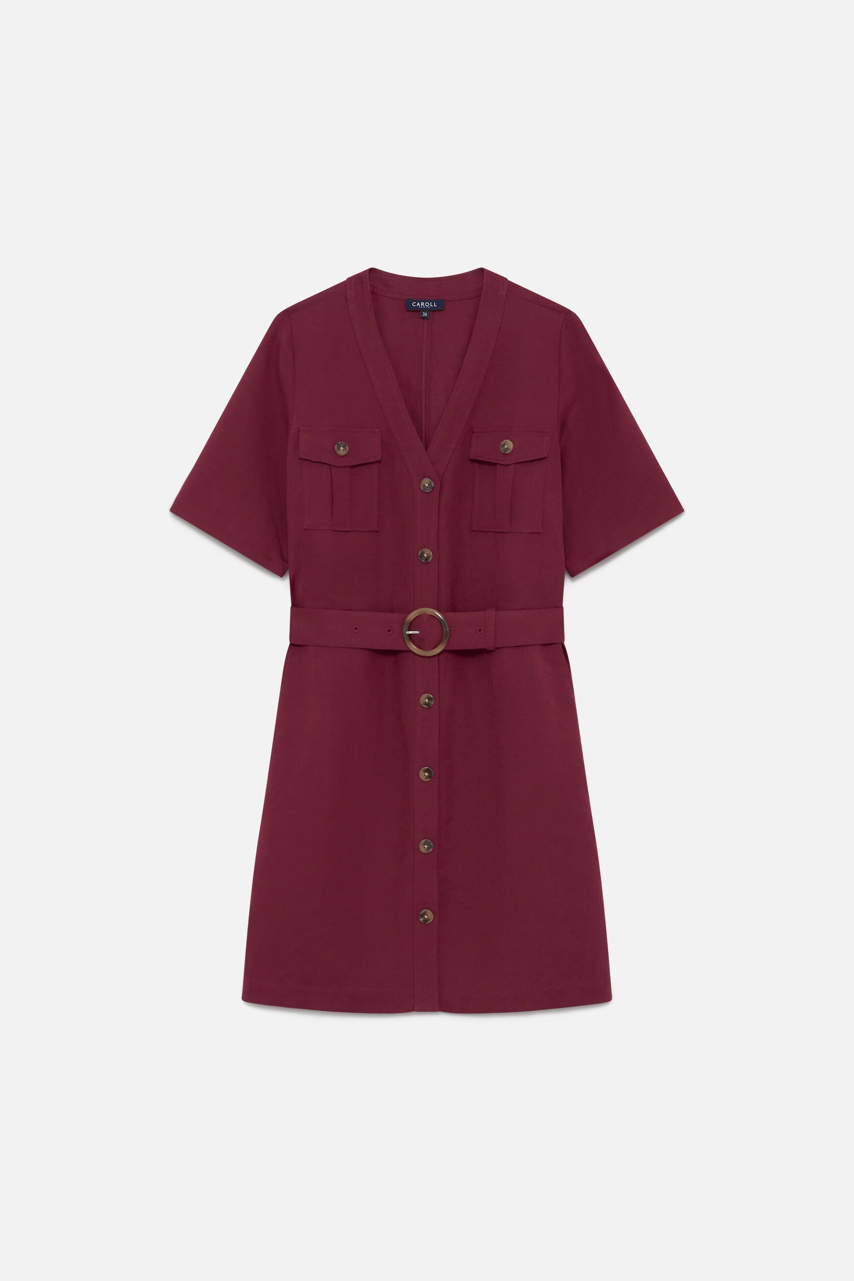 Vestido Rare burdeos mujer