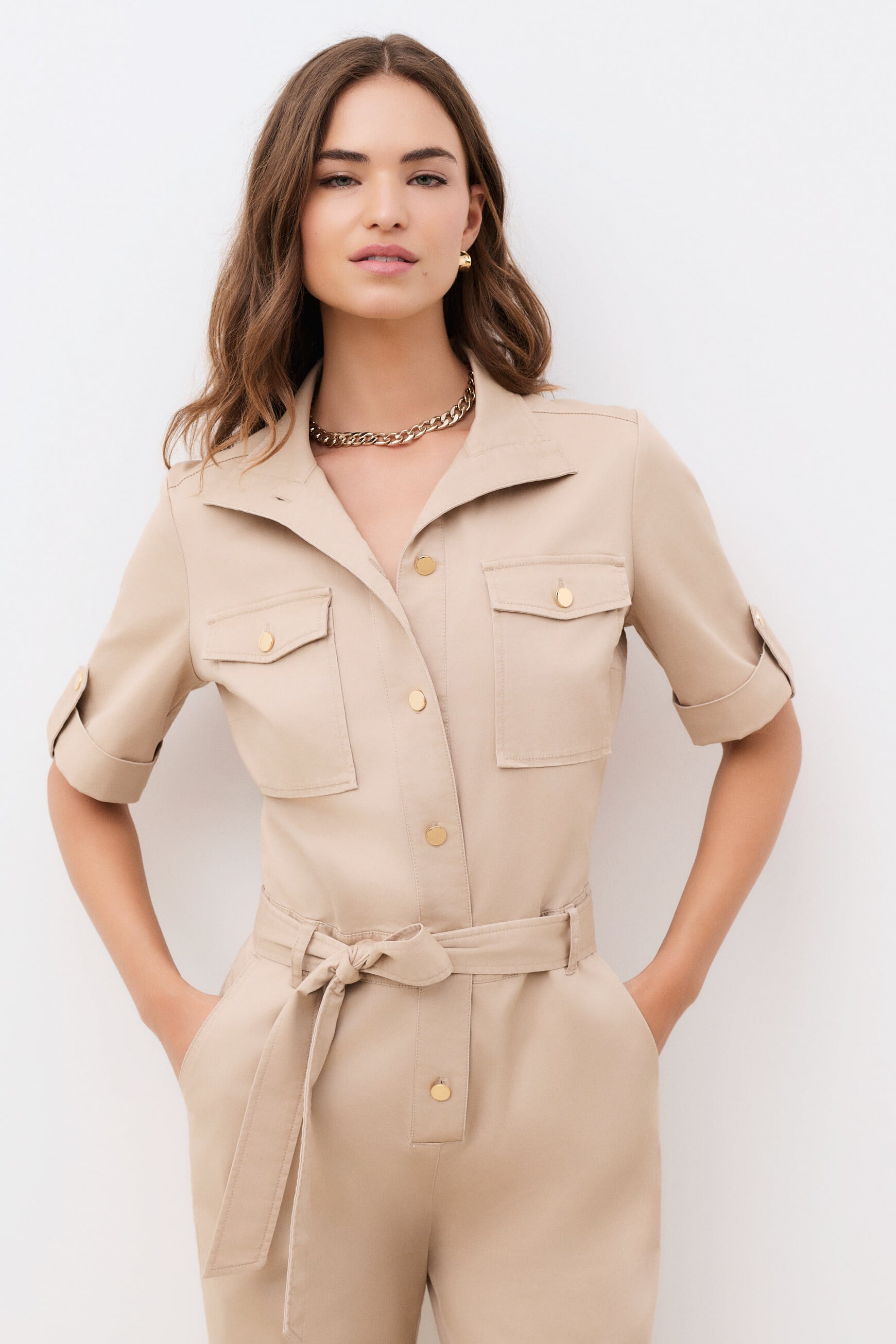 Combinaison Celia sable femme