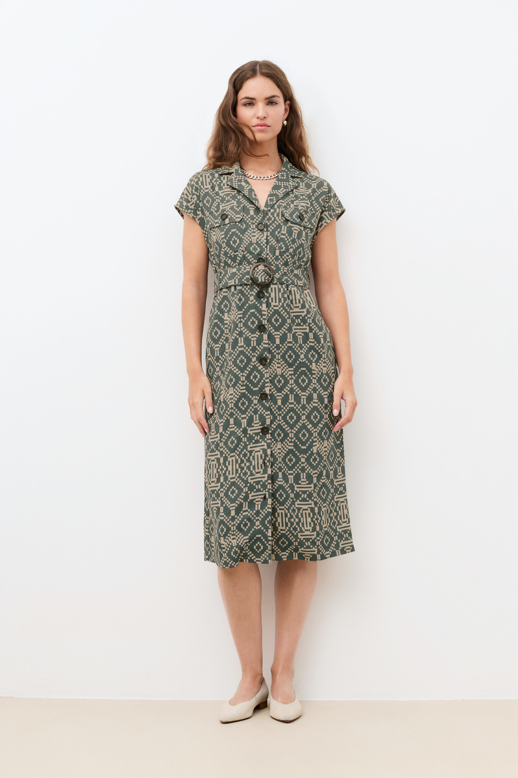 Kleid Riva2 khakigr&uuml;n damen