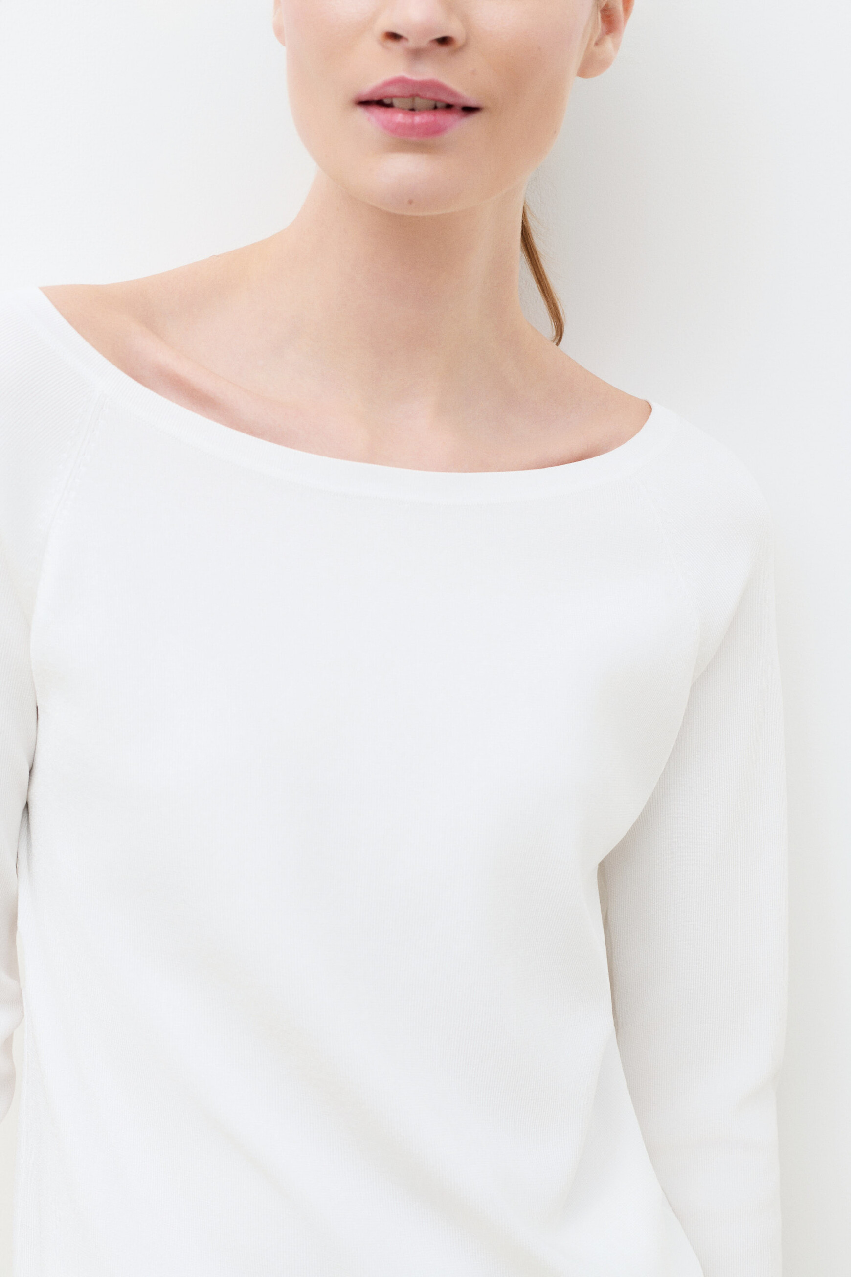 Pull Mtara ecru femme