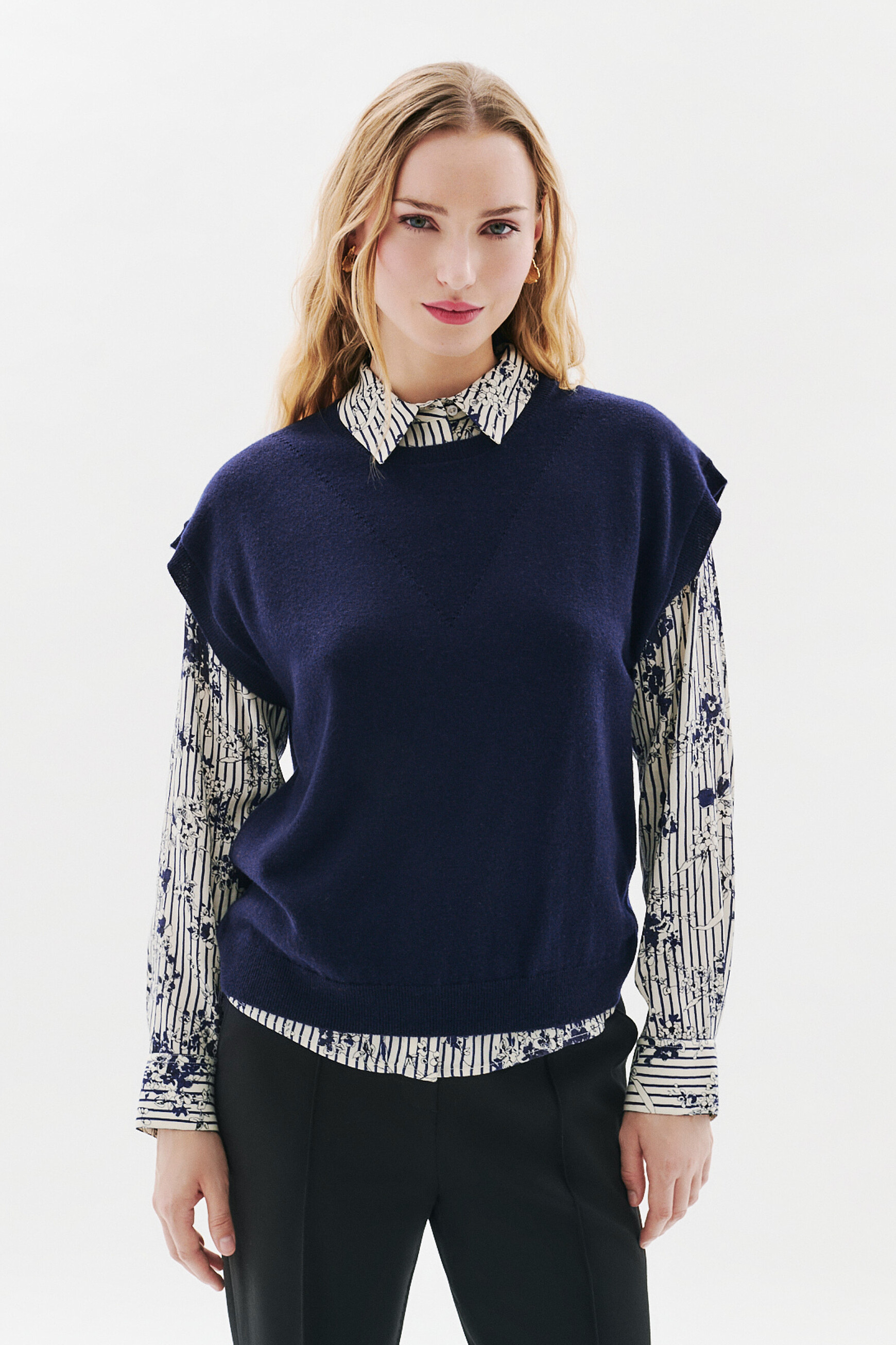Maglione mathilde blu navy donna
