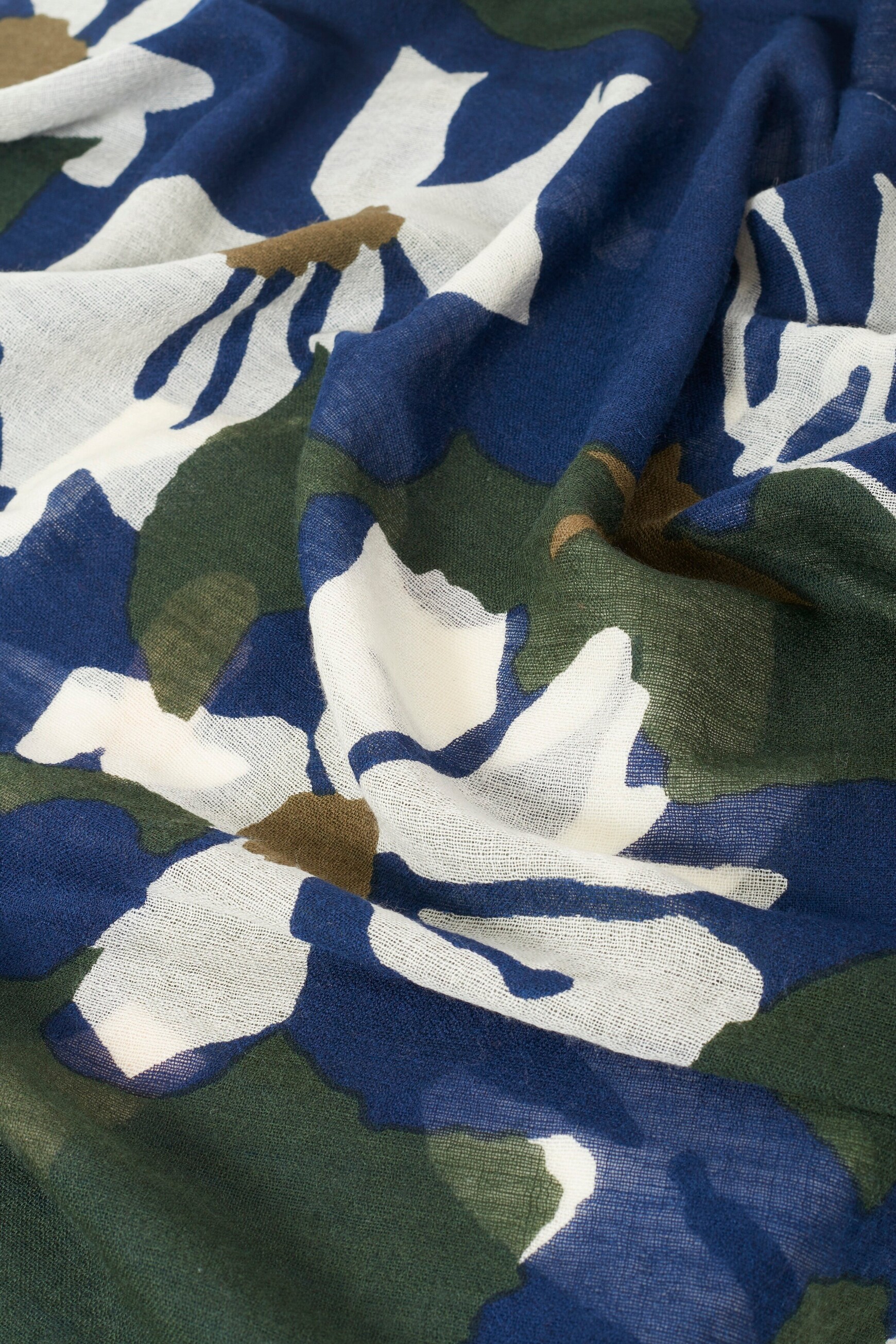 barbara scarf navy blue woman