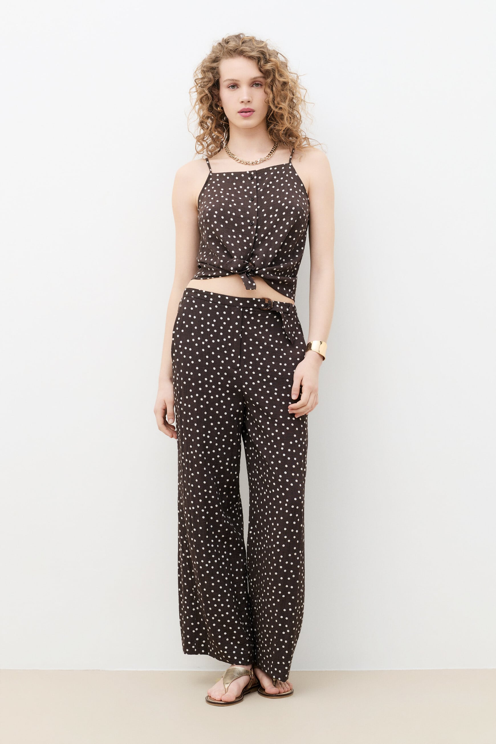 Top Comalia marrom chocolate mulher