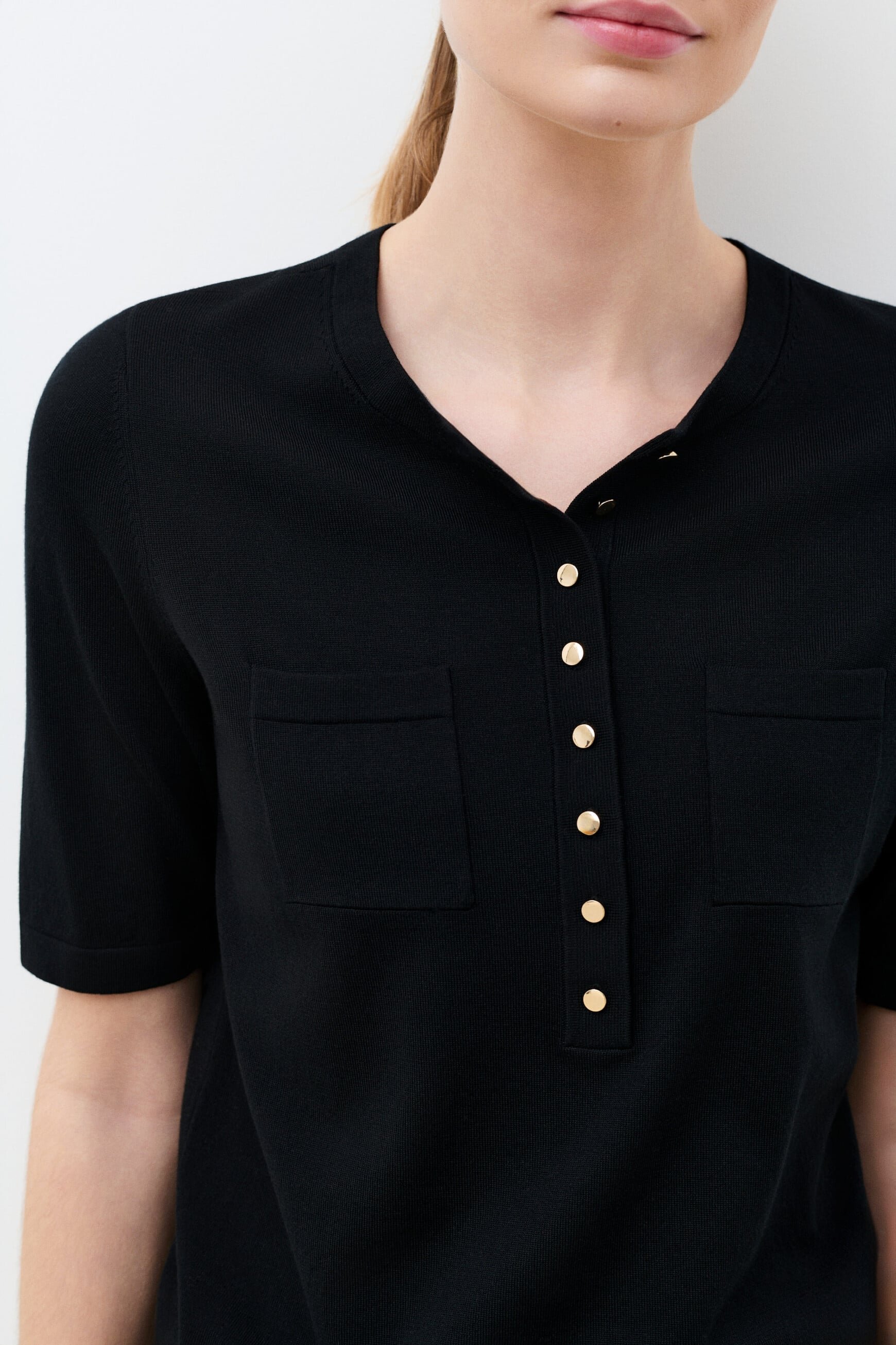 Jersey Mconnie negro mujer