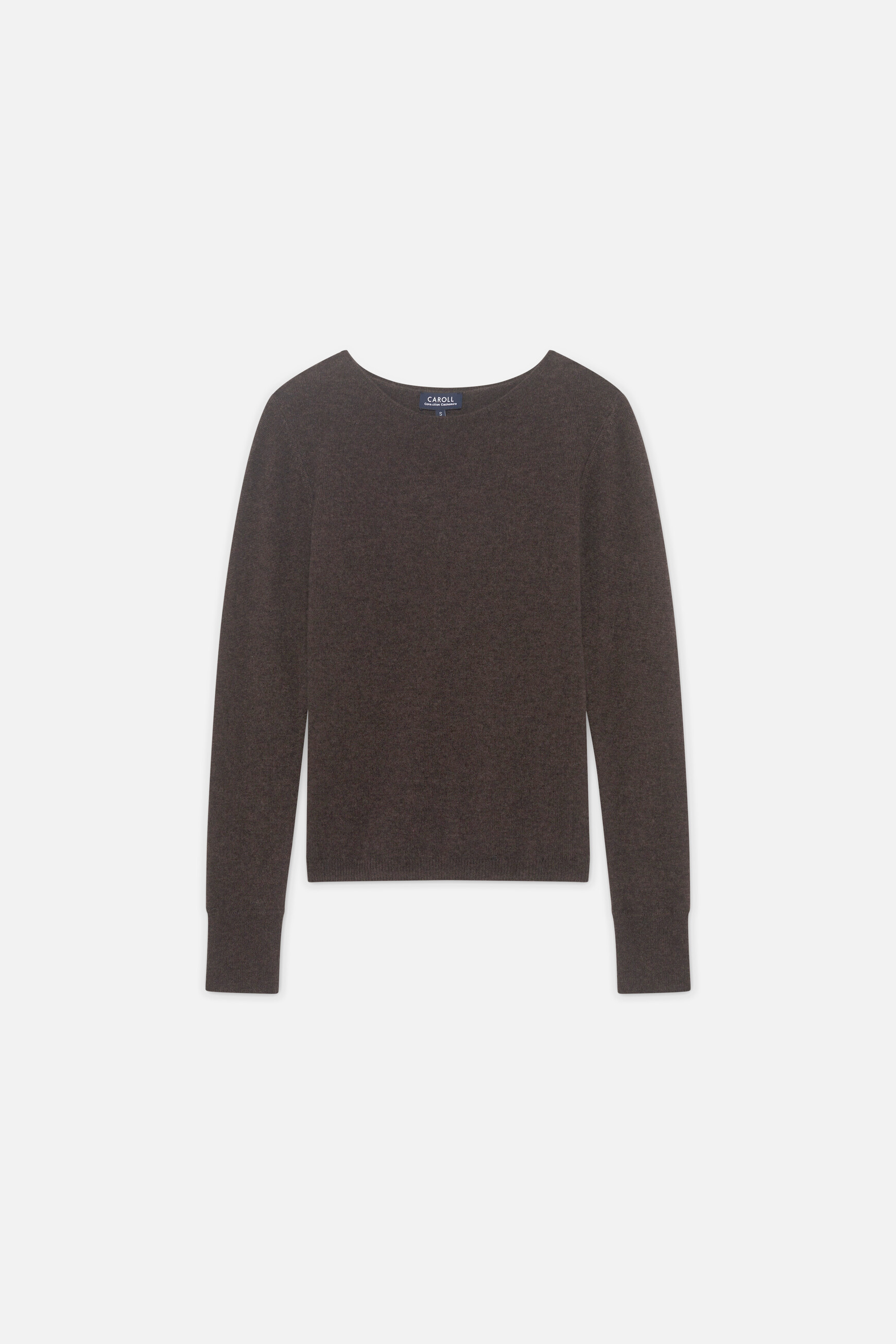 Mzoan 100% cashmere sweater dark brown woman