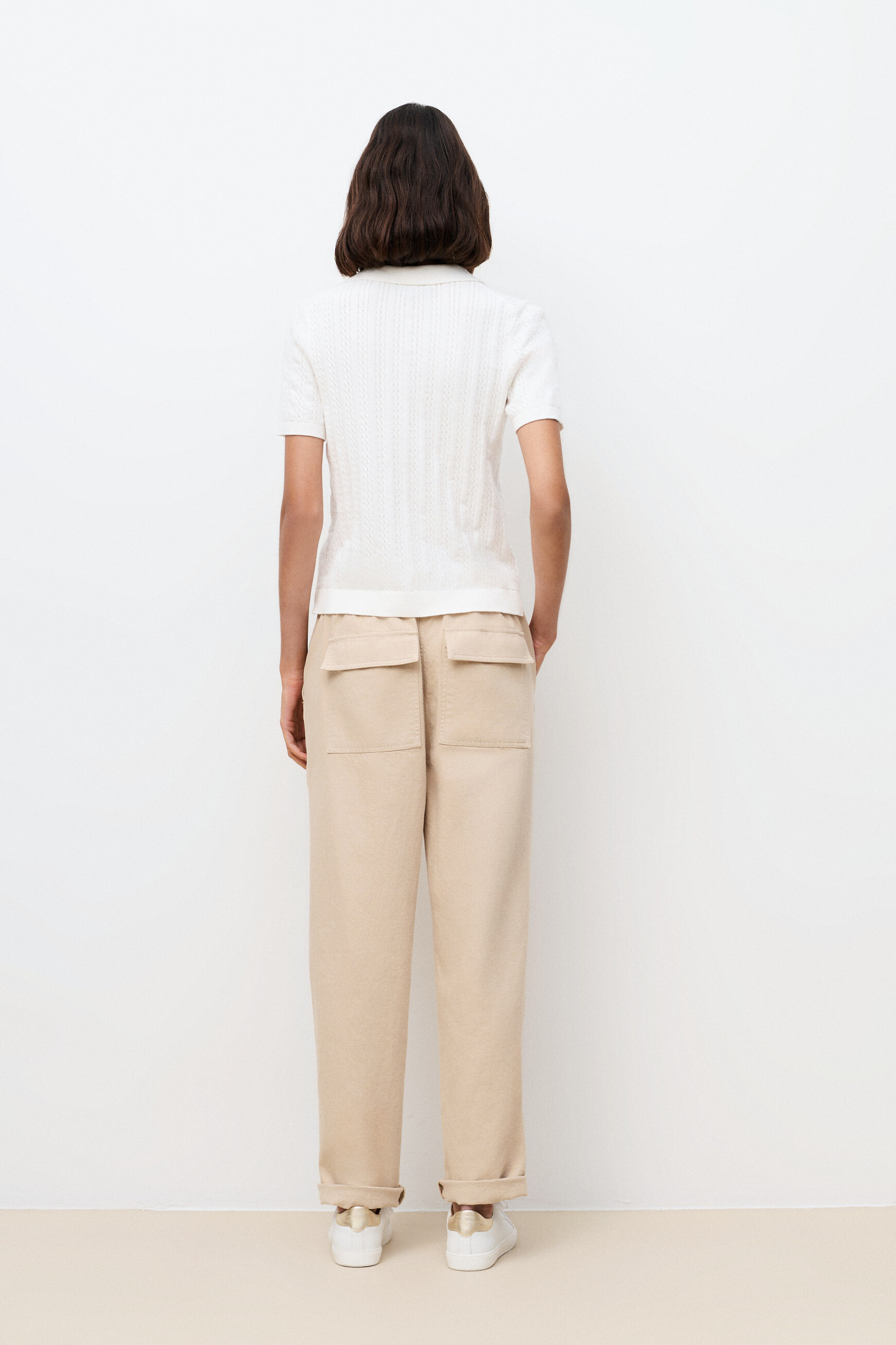 Pull Barbara ecru femme