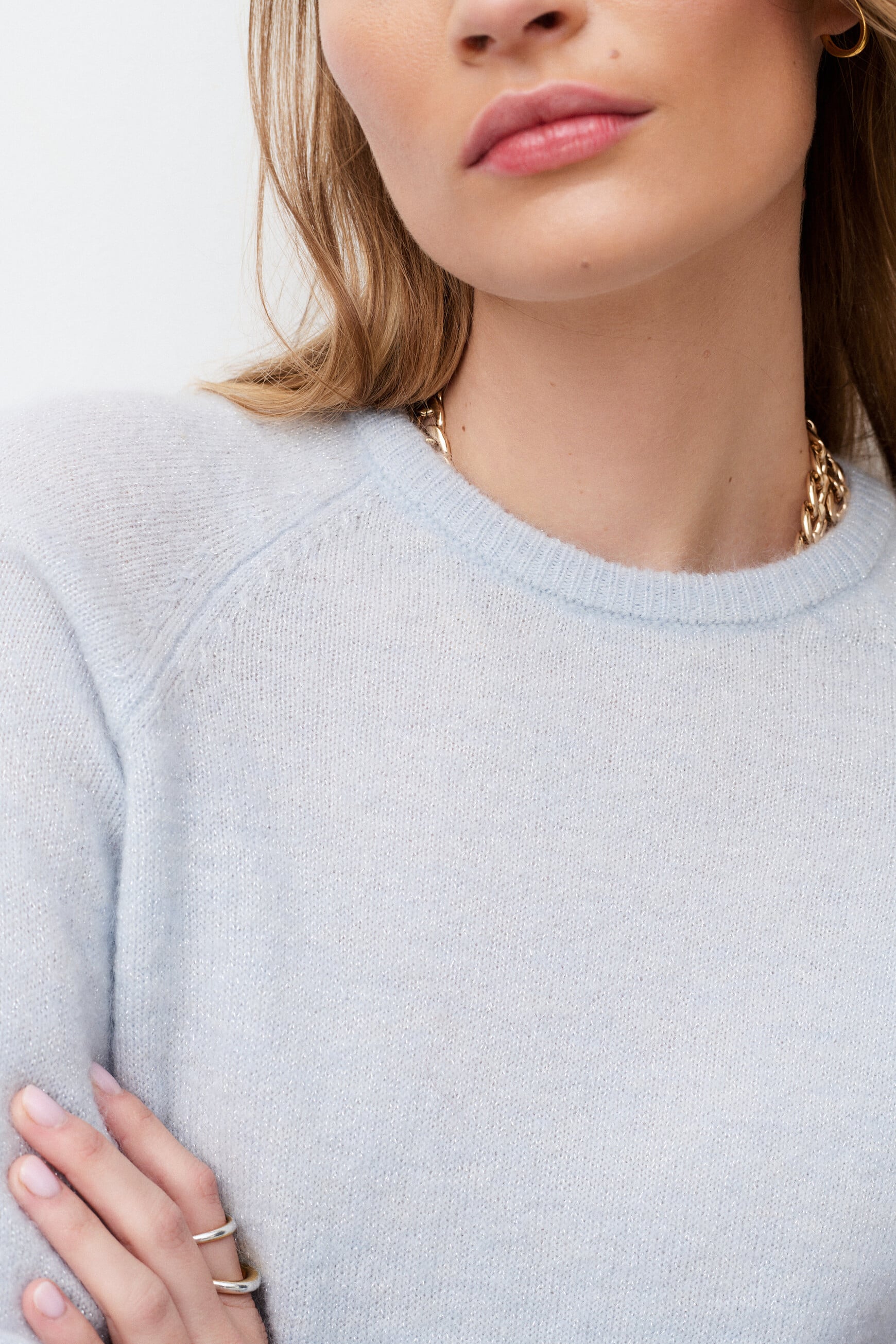 Pull Mcassandra bleu ciel femme