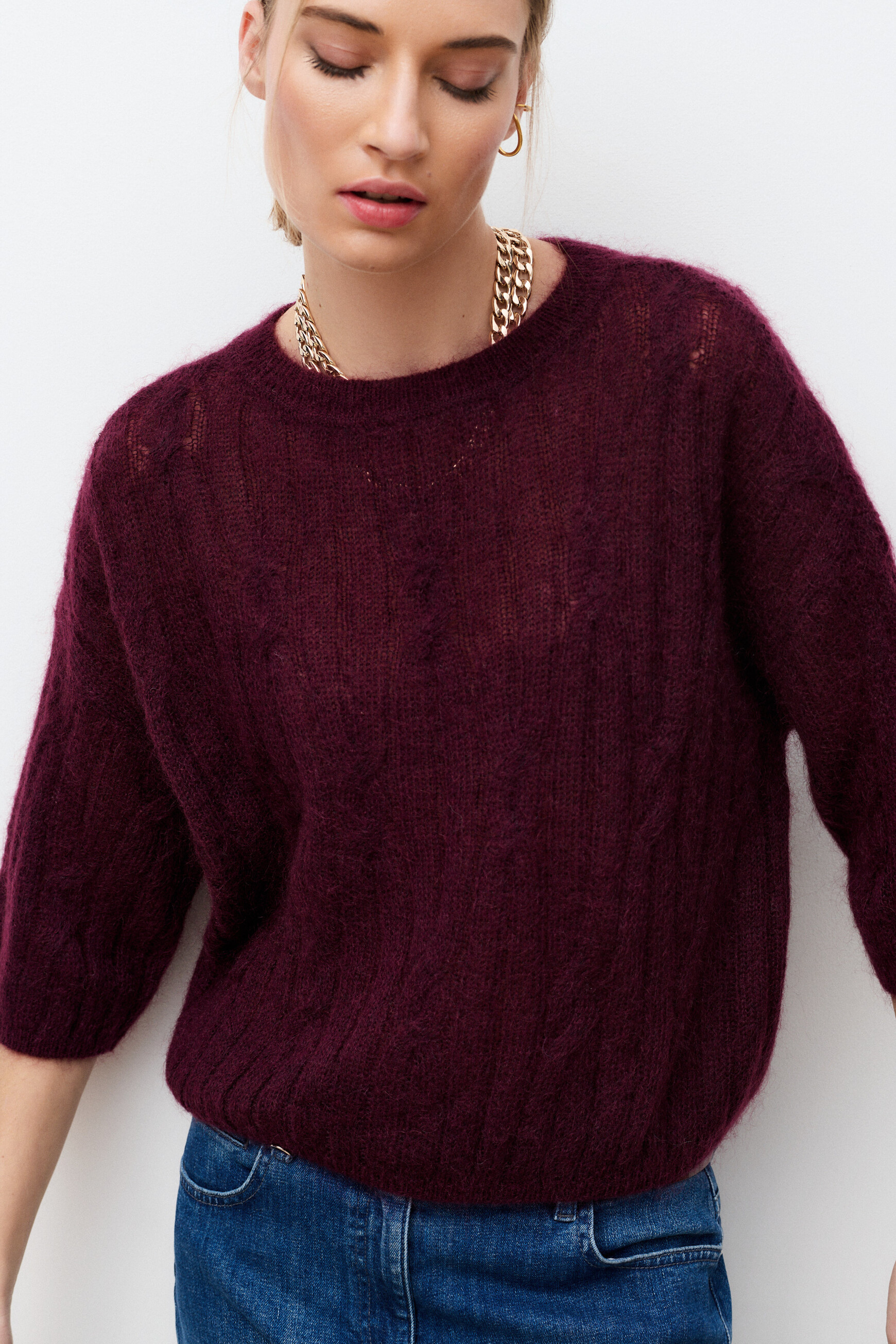 Pull mchloe prune femme