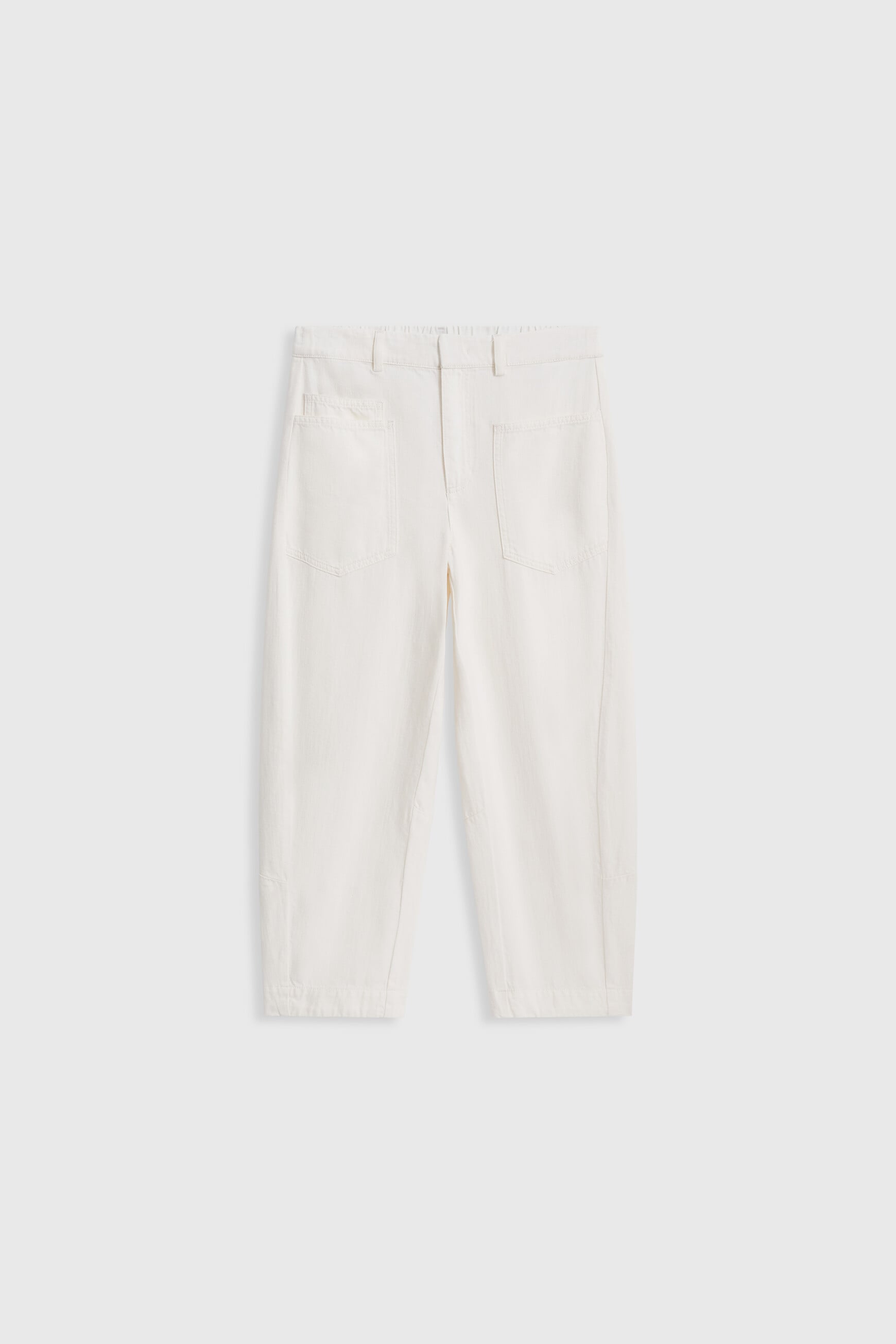 Broek Plouchy ecru vrouw
