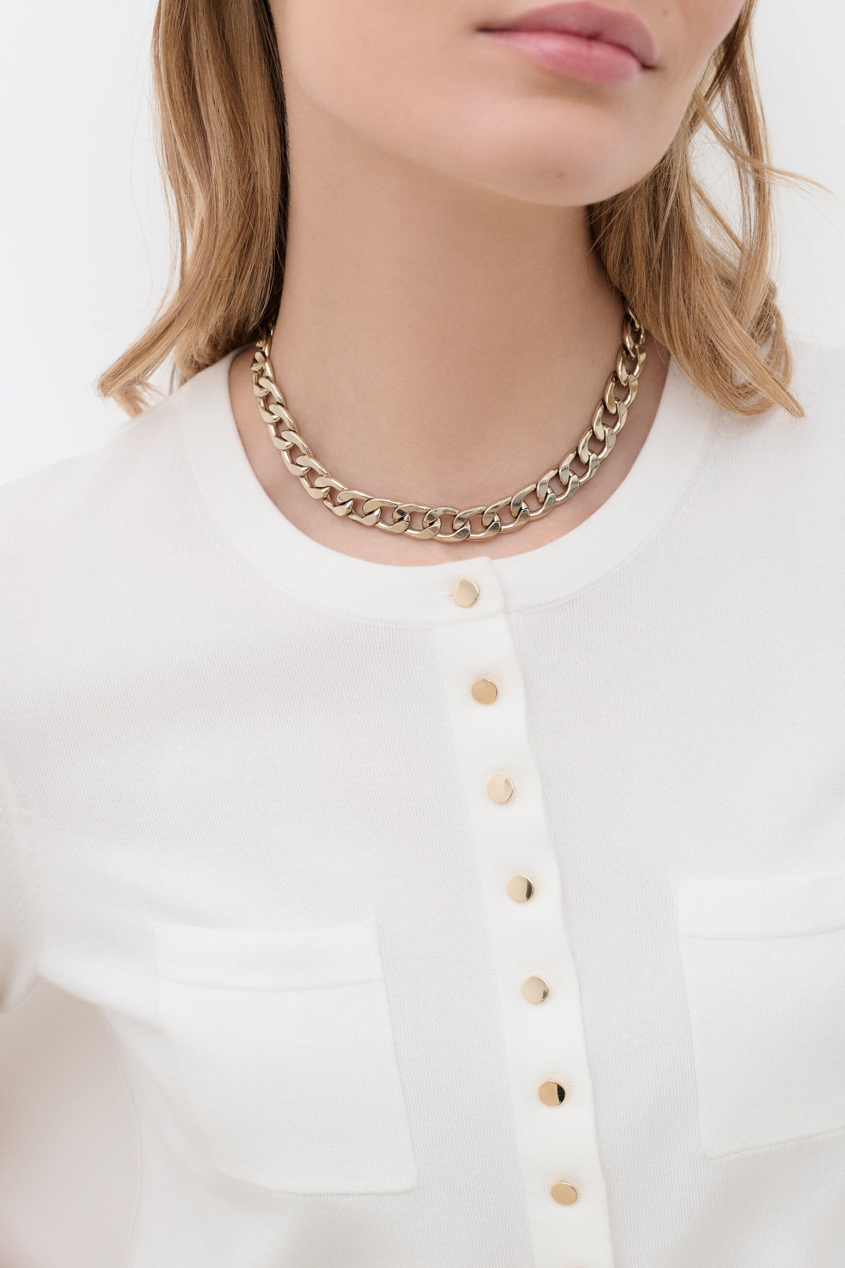 Pull Mconnie ecru femme
