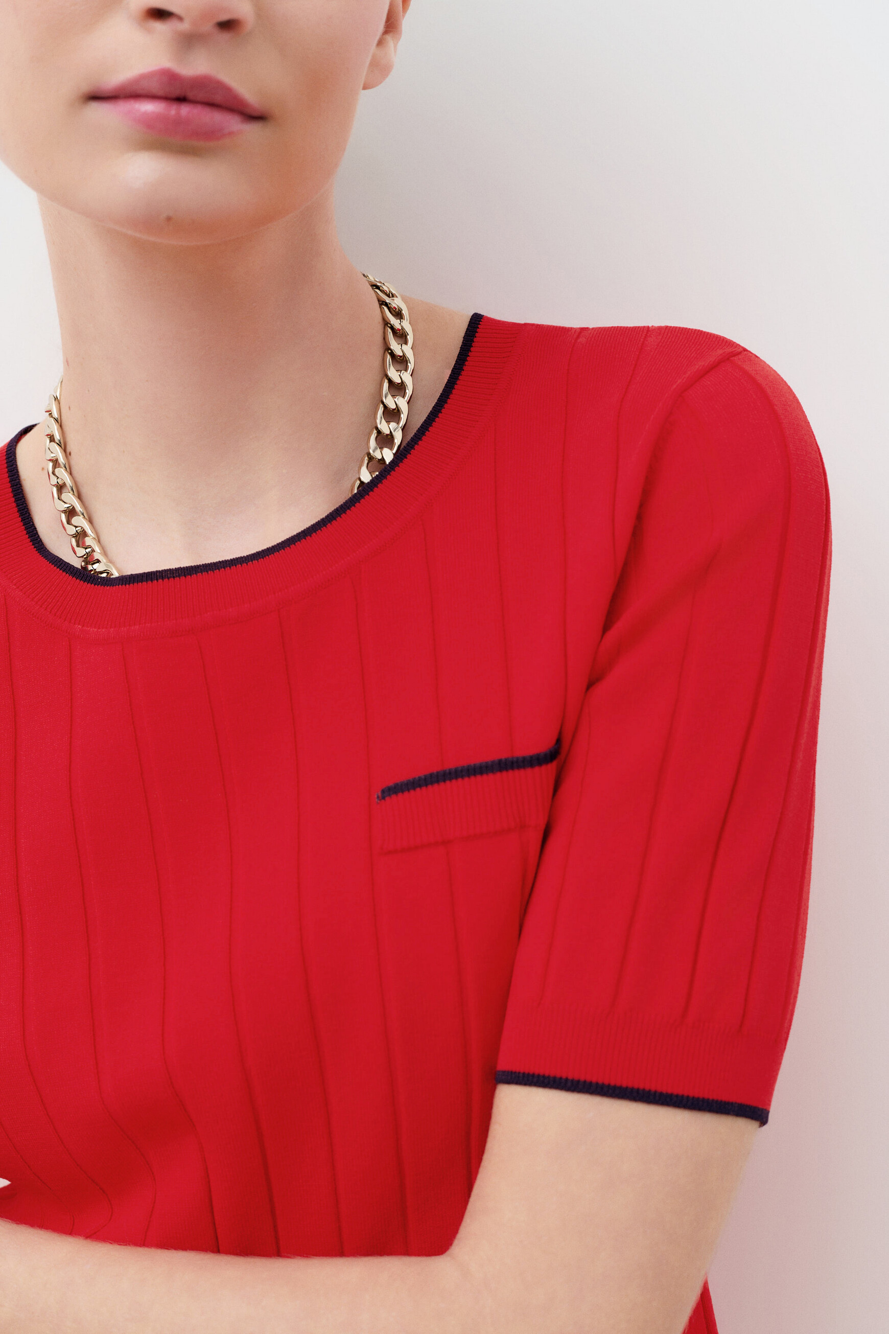 Pull Camilla rouge femme