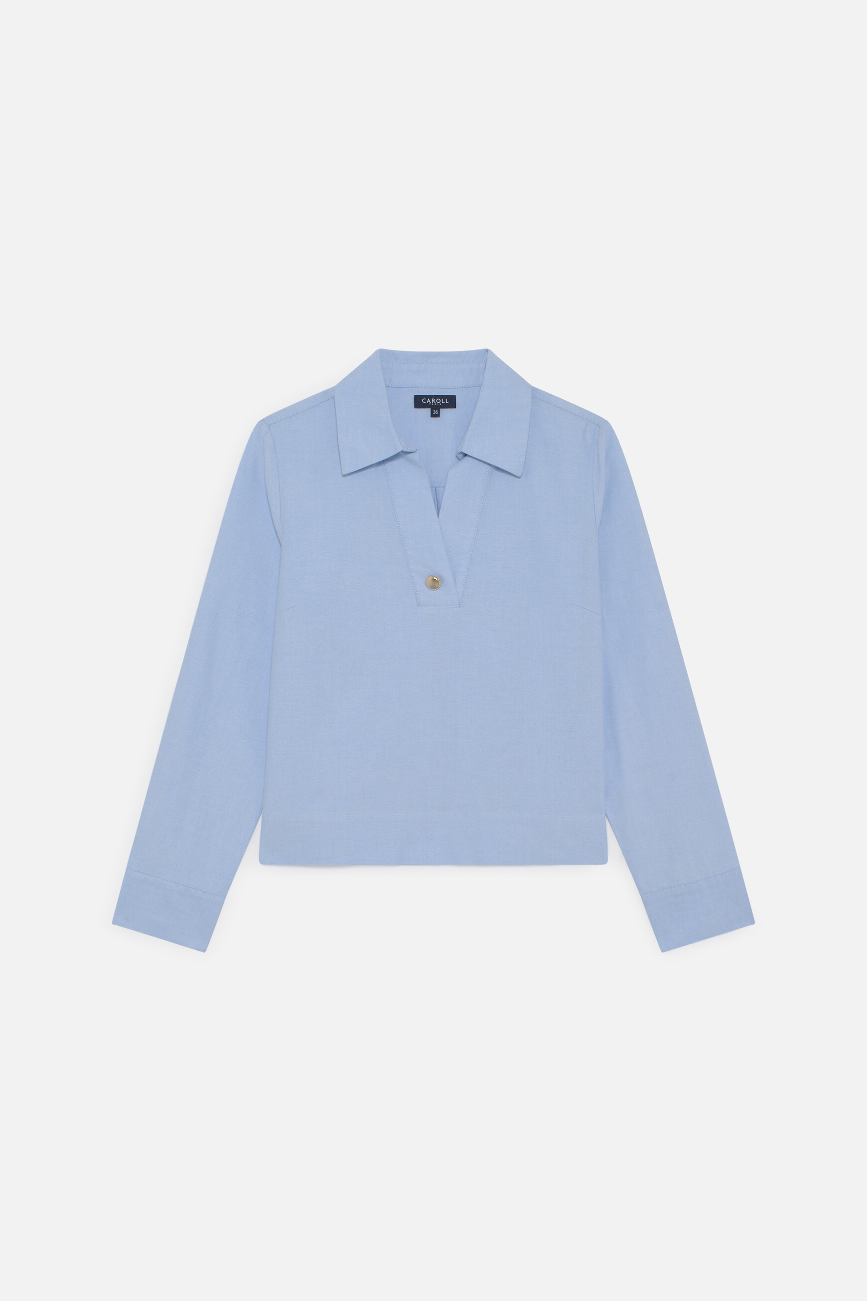 Chemise Clodia bleu pastel femme