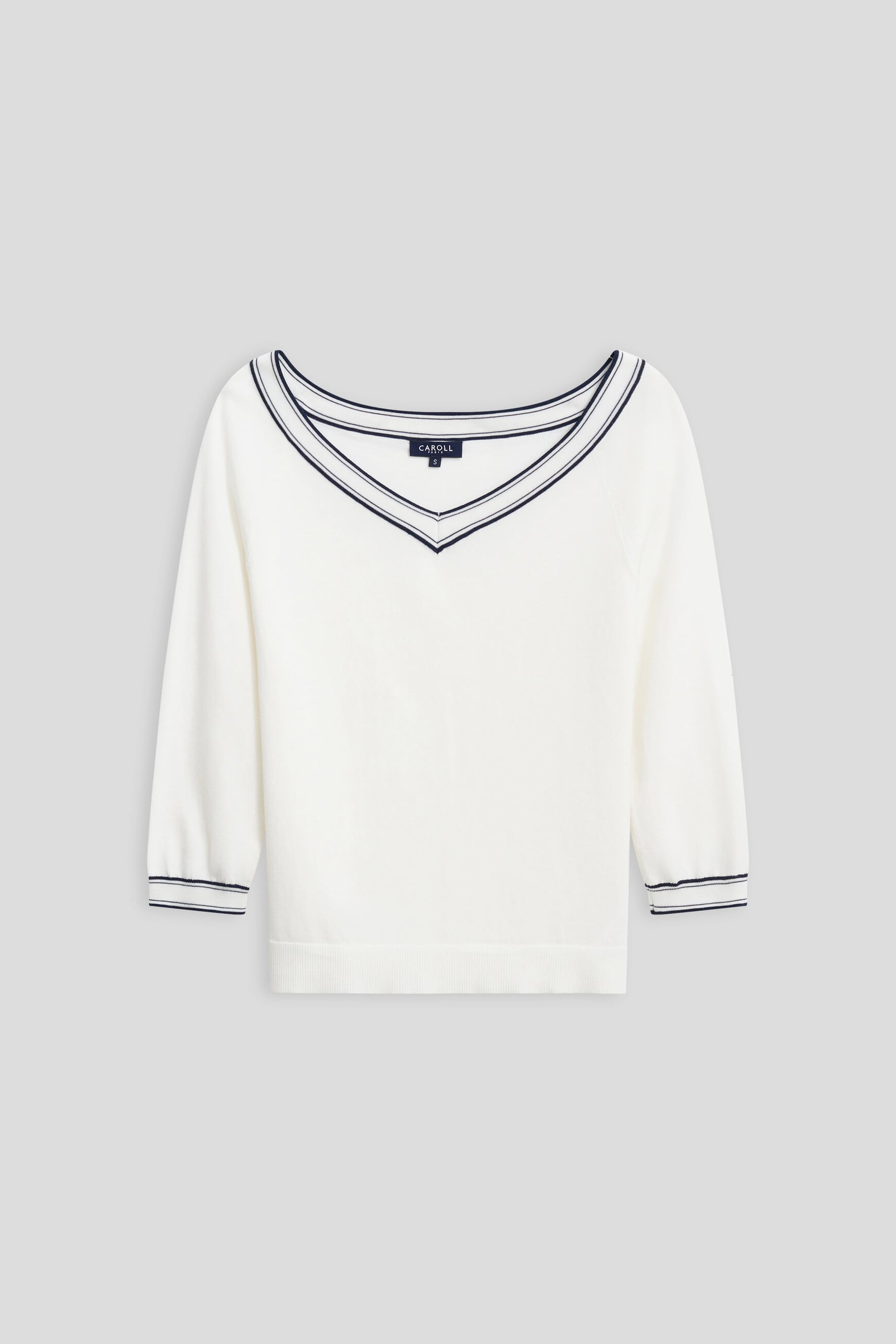 Pull Madeleine ecru femme