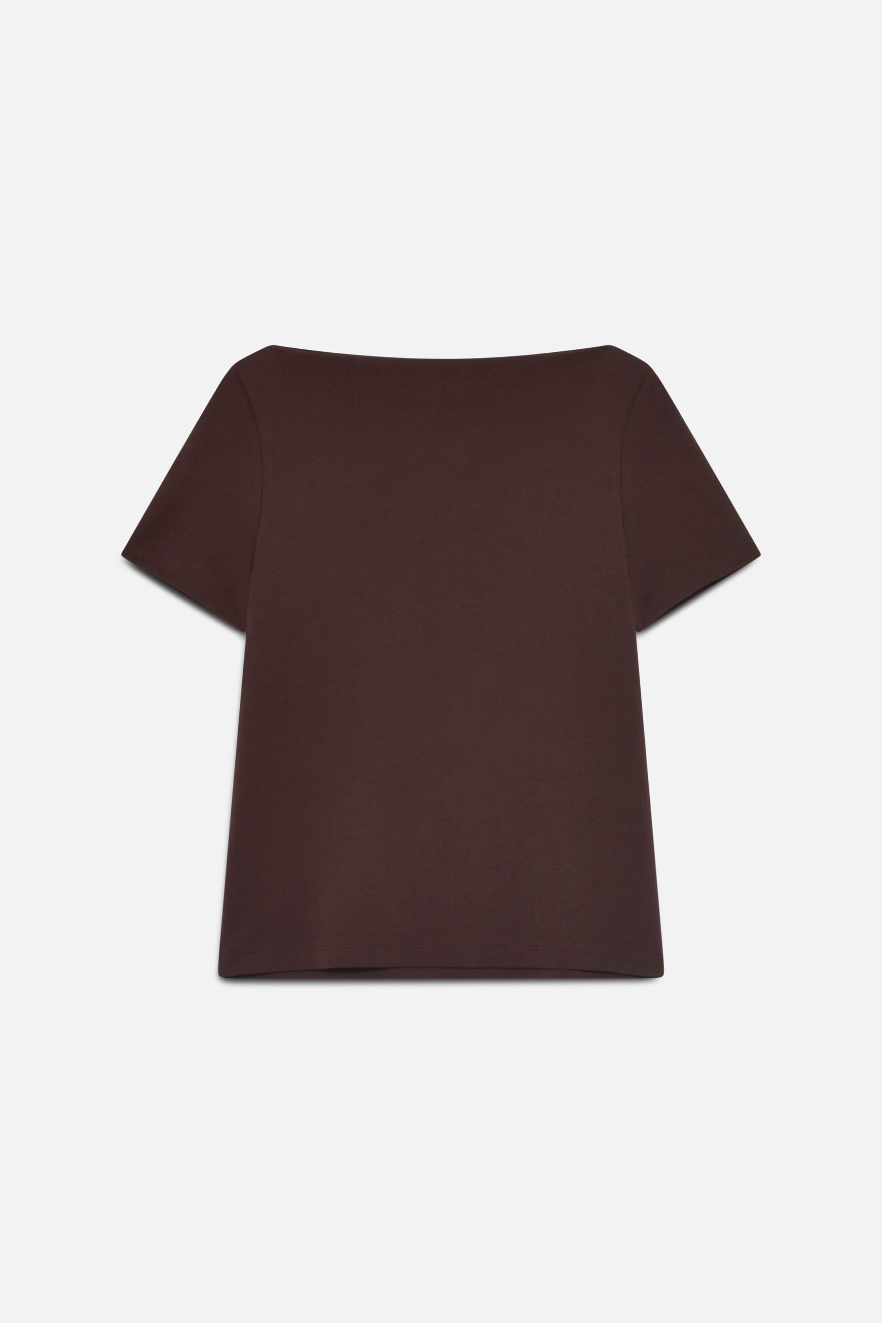 T-shirt Tboat marron fonc&eacute; femme