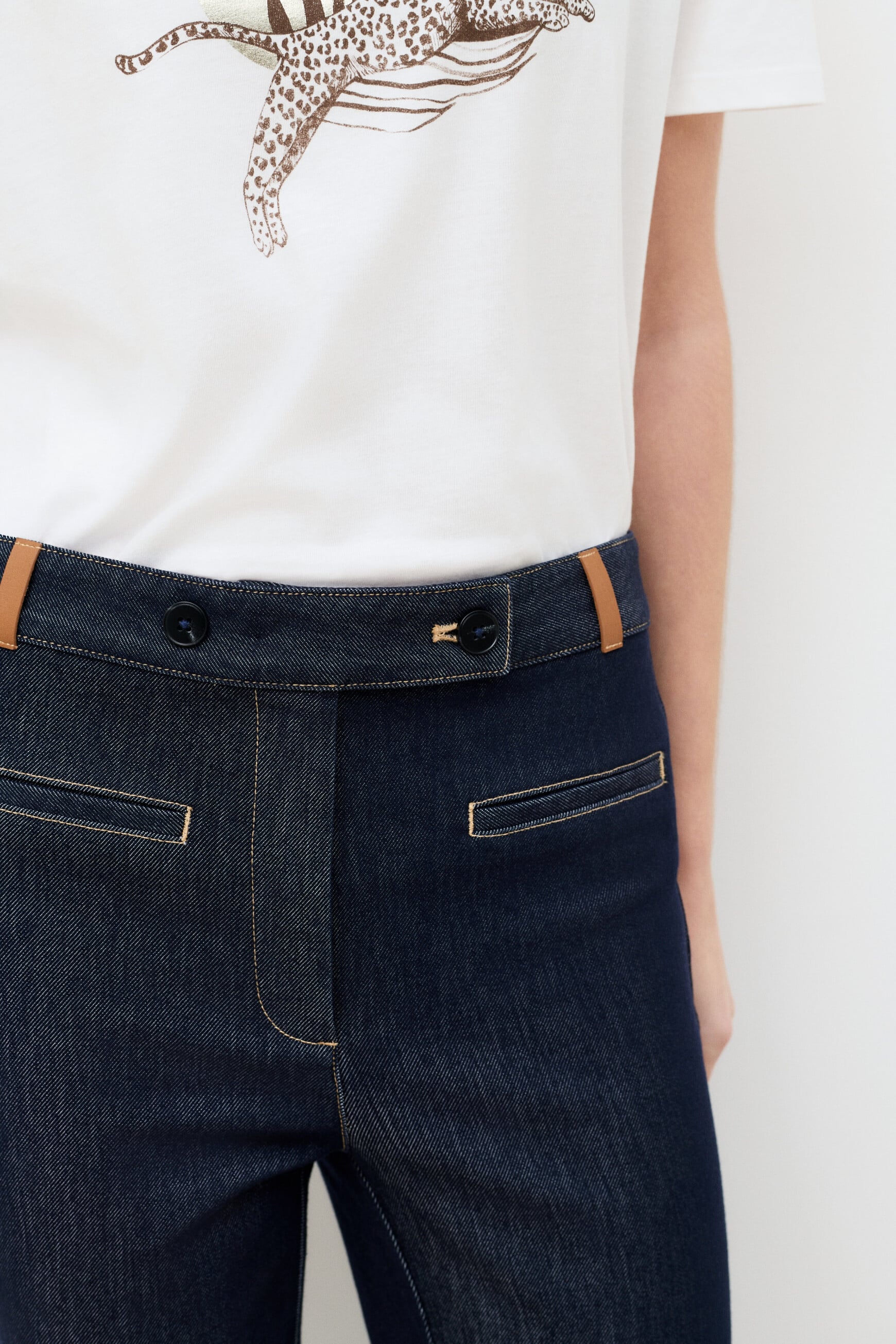Pantalon Pegasidenim denim brut femme