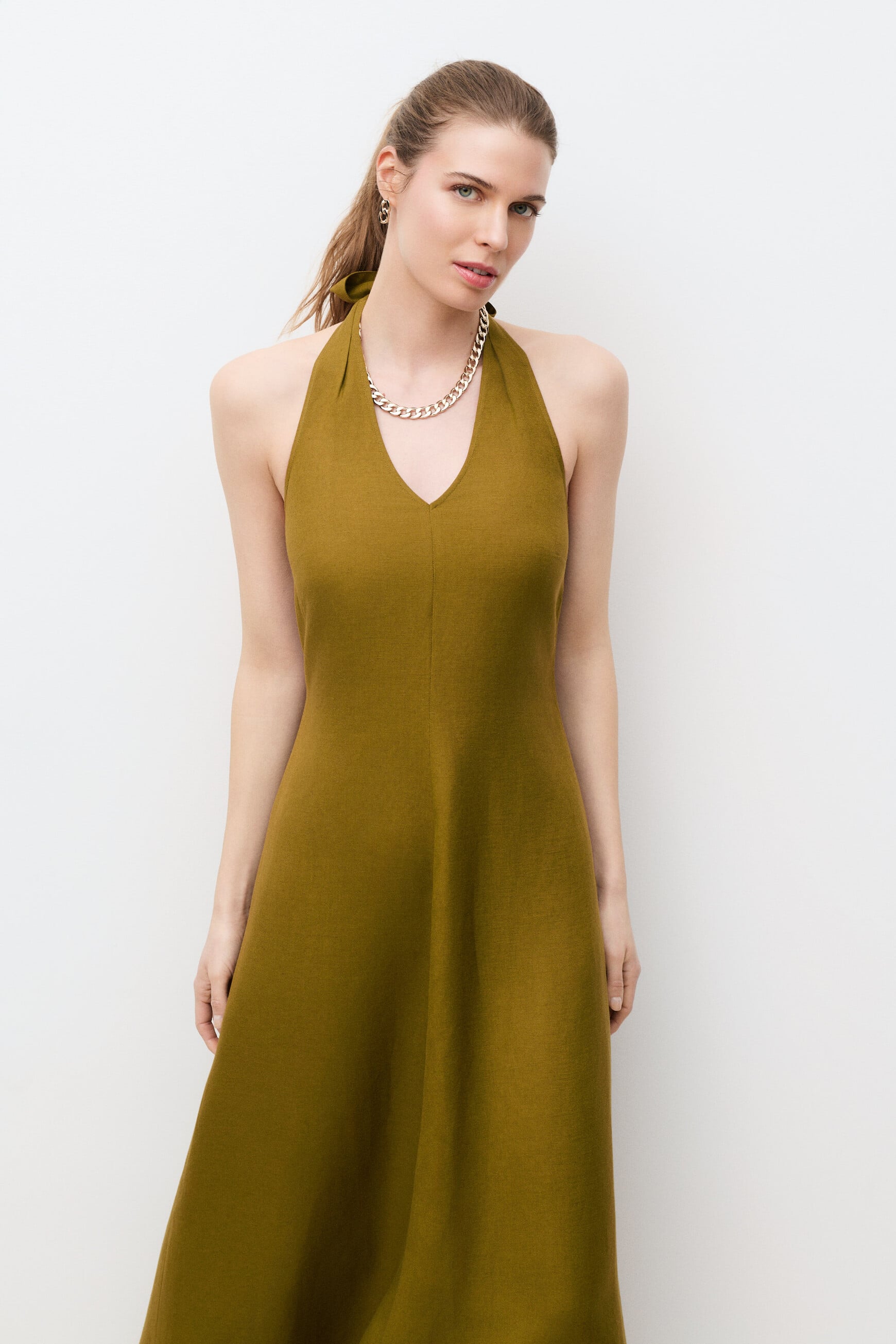Abito Railey verde oliva donna