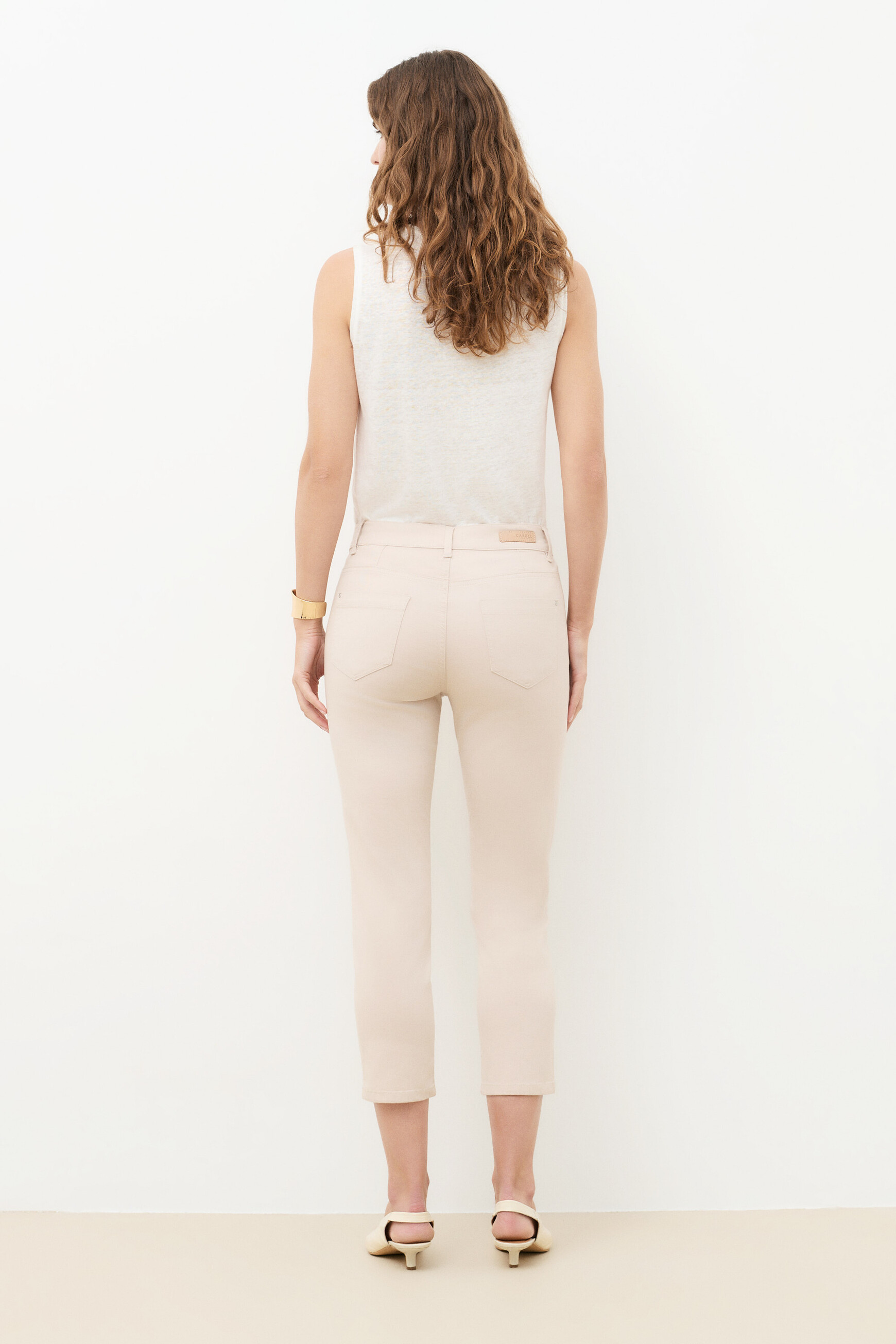 Mason cropped pants sand woman