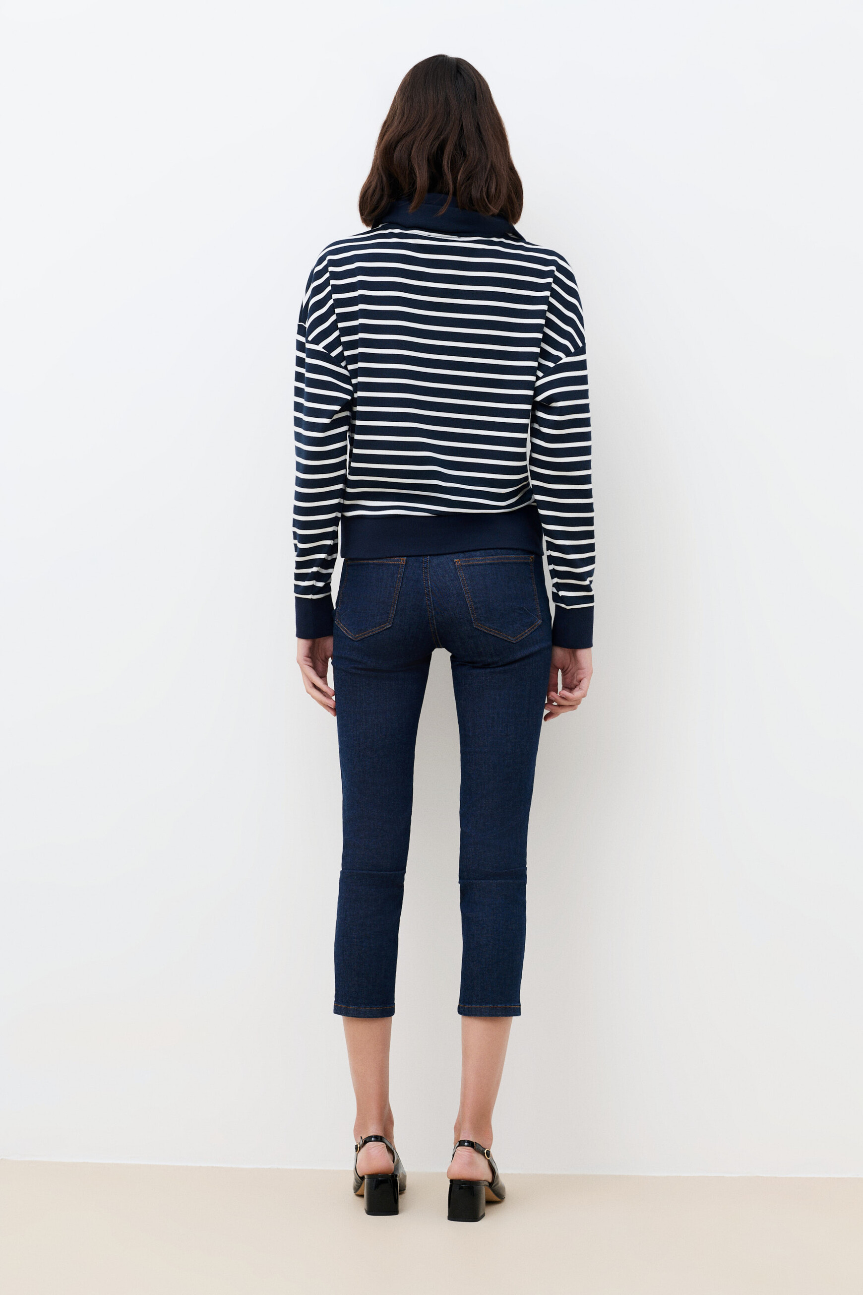 Sweatshirt Tlouis bleu marine femme