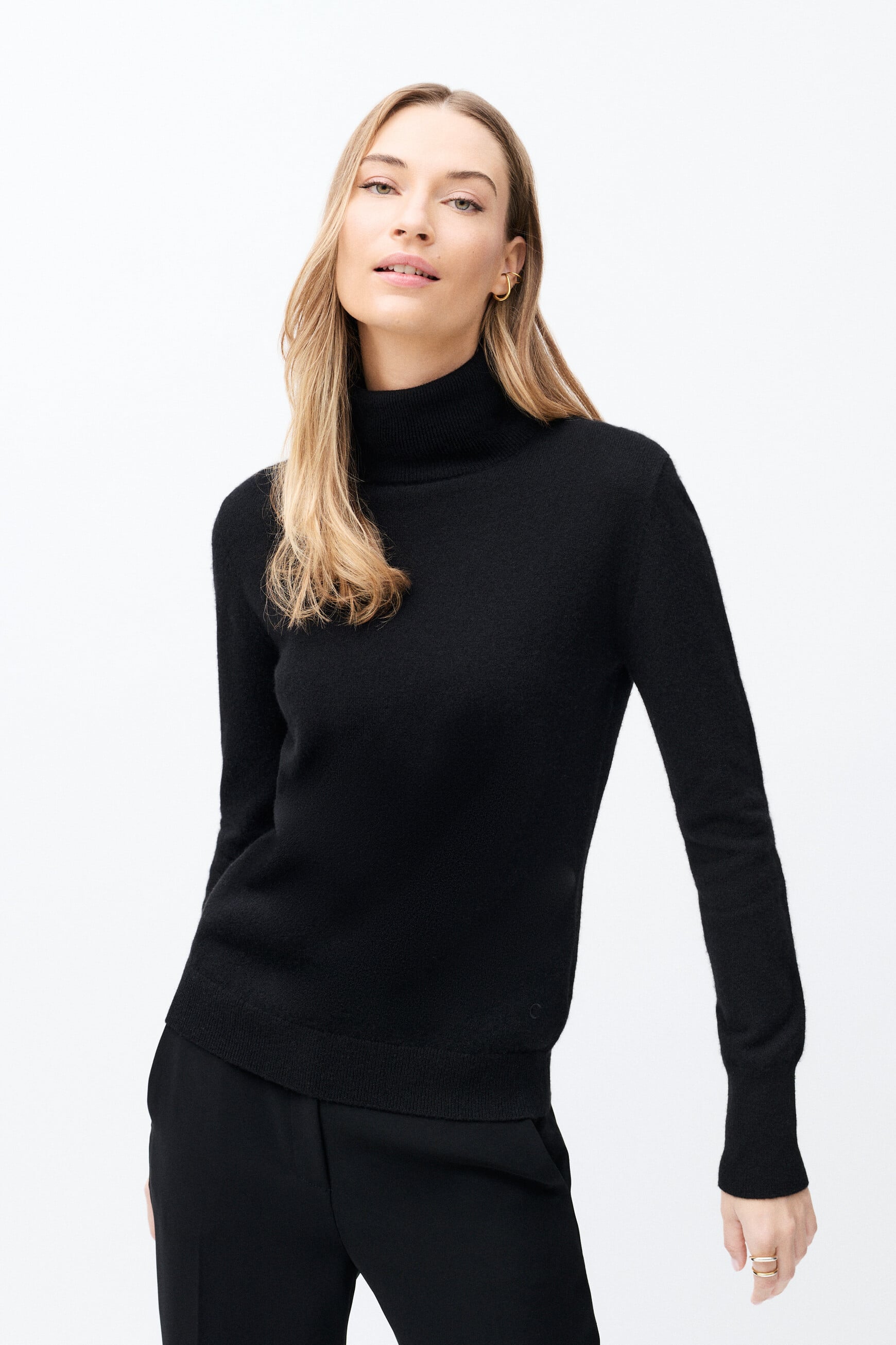 Dylan b 100% cashmere sweater black woman