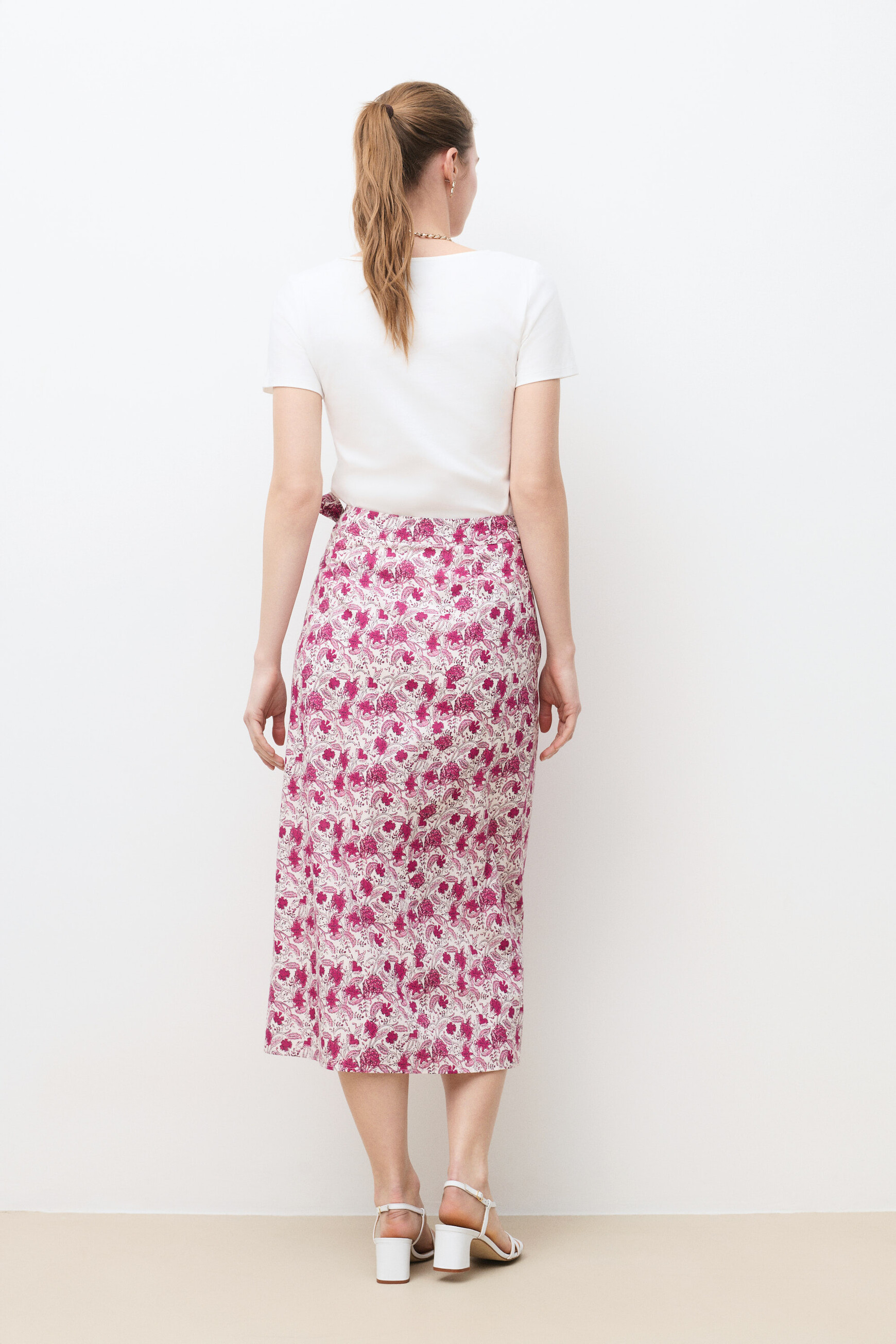 Jupe Jeleste bordeaux femme