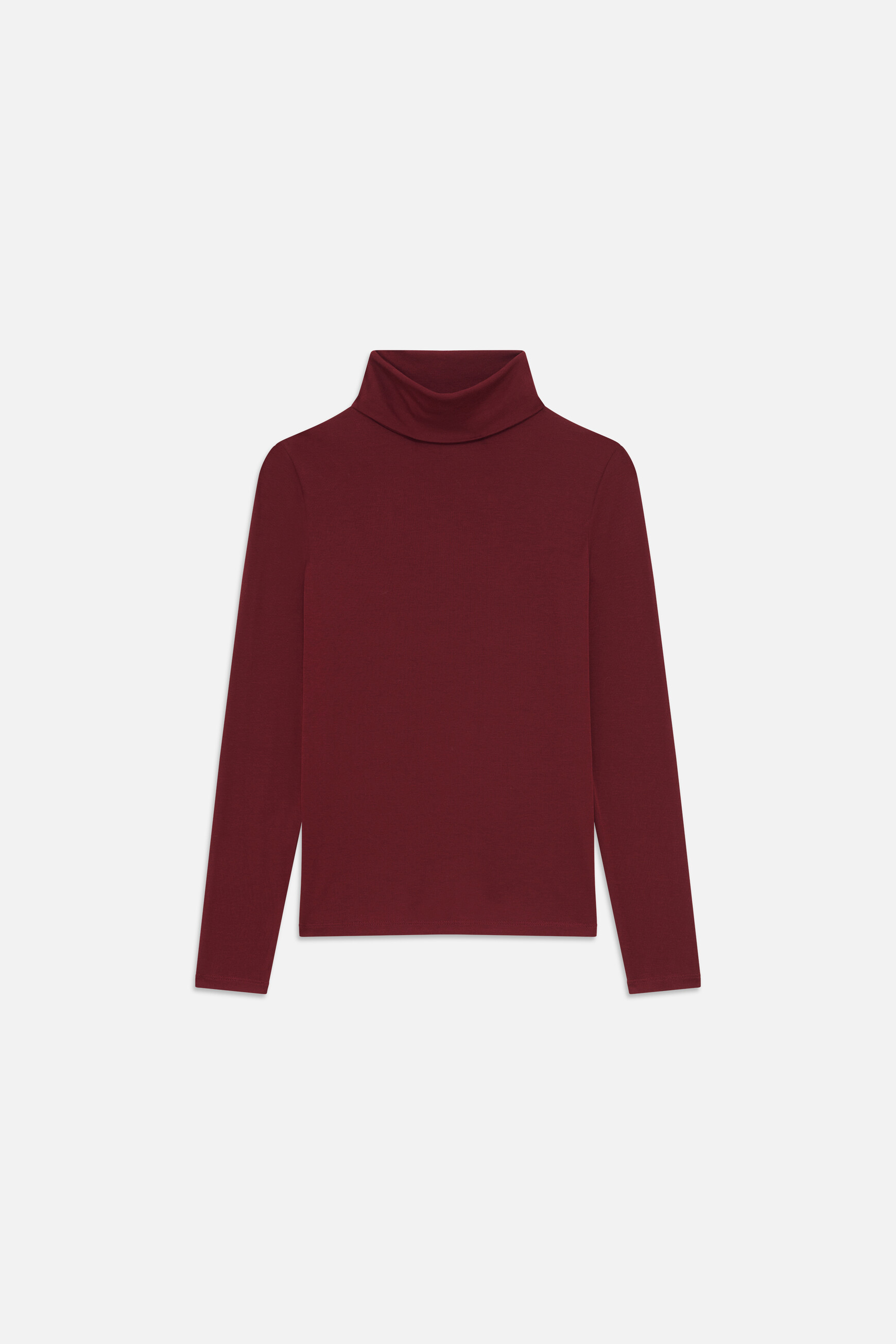 Camiseta Tlili burdeos mujer