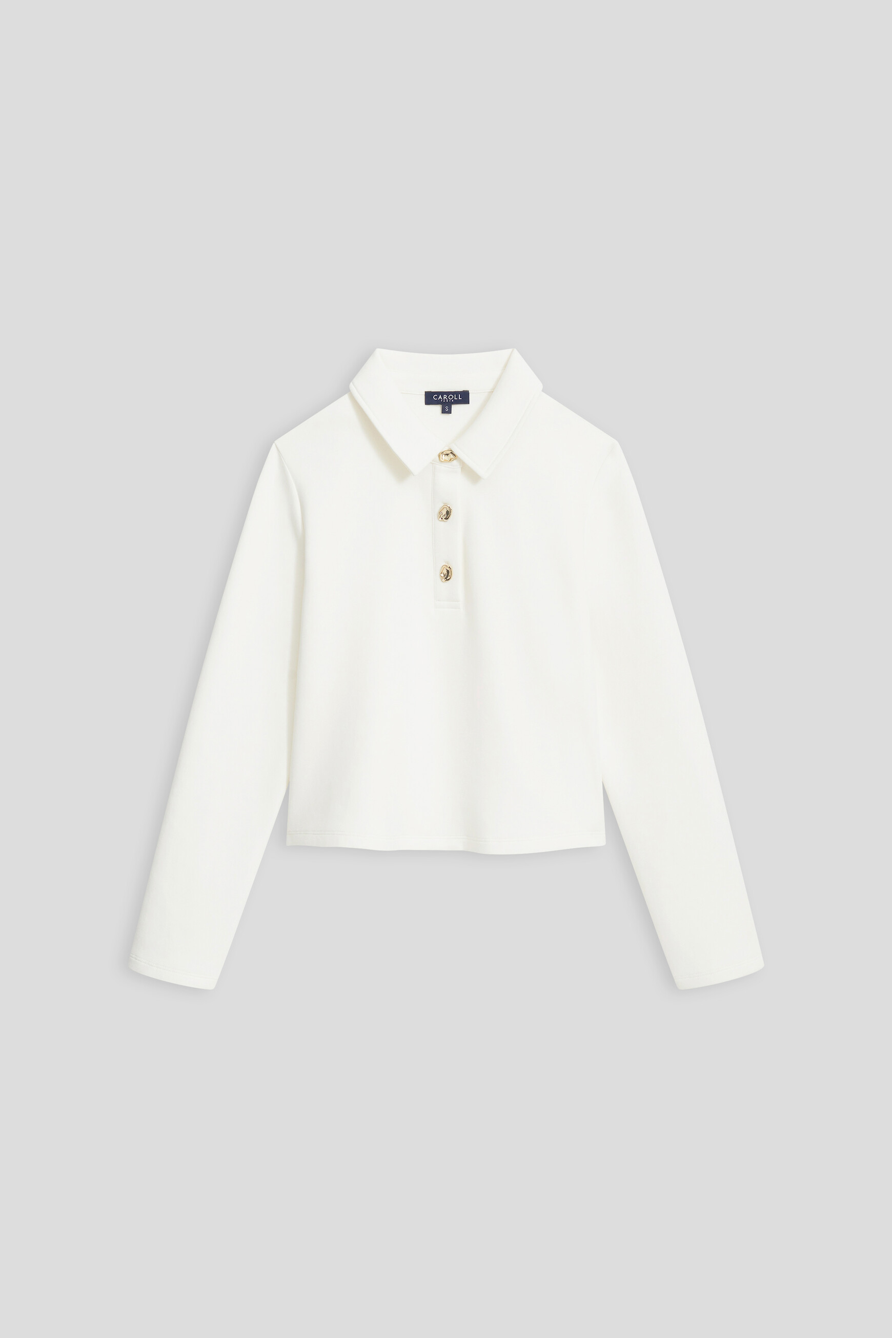 T-shirt Tpolo ecru vrouw