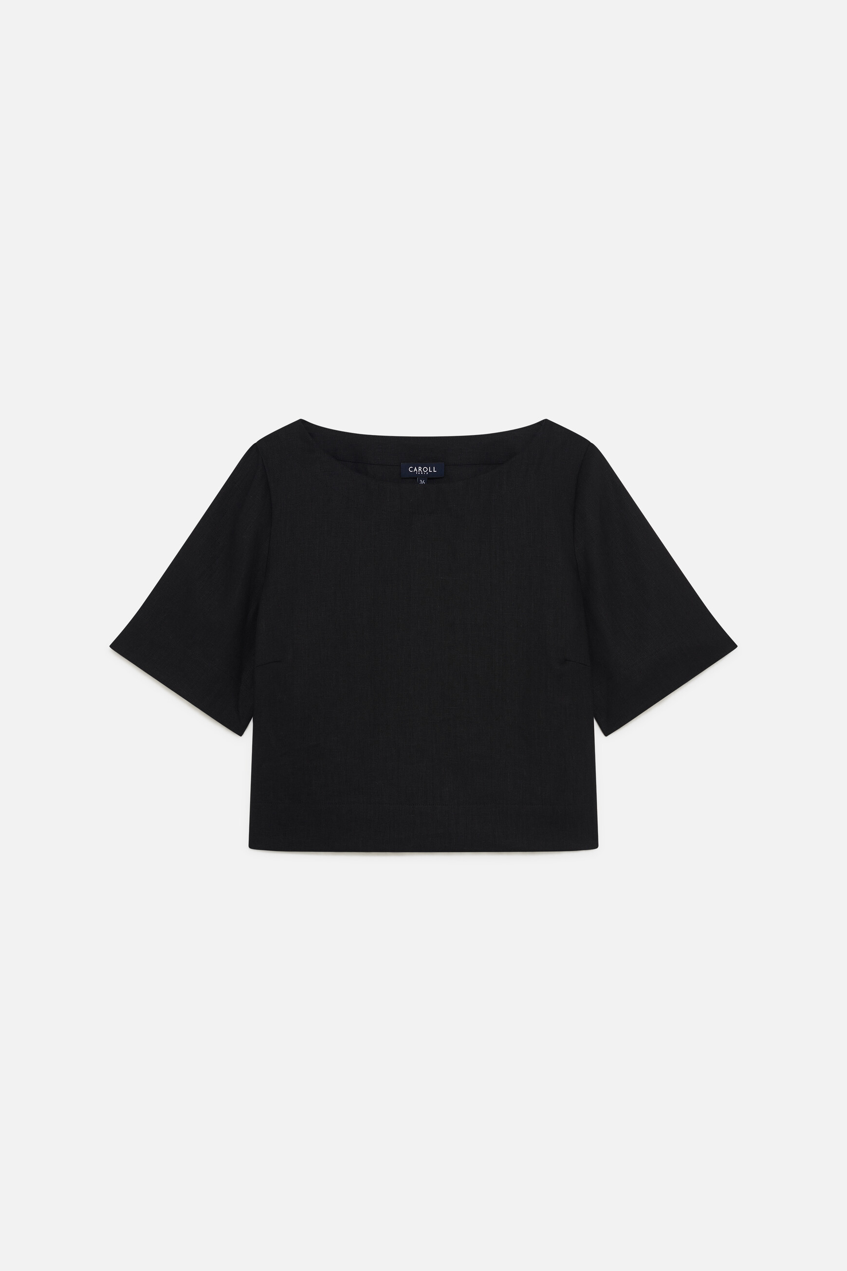 Blouse Cynthia1 100% lin noir femme