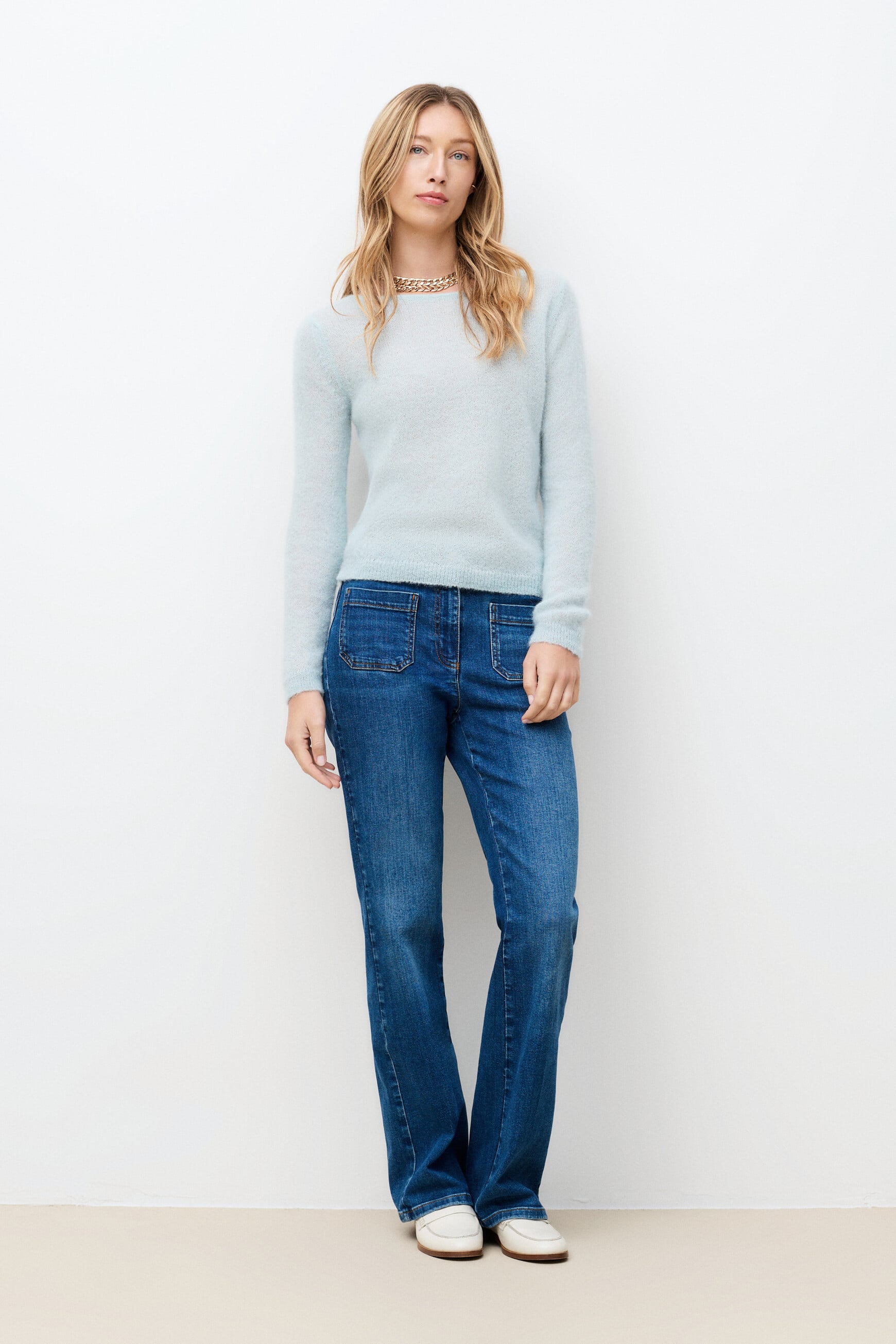 Mvittoria sweater blue-grey woman