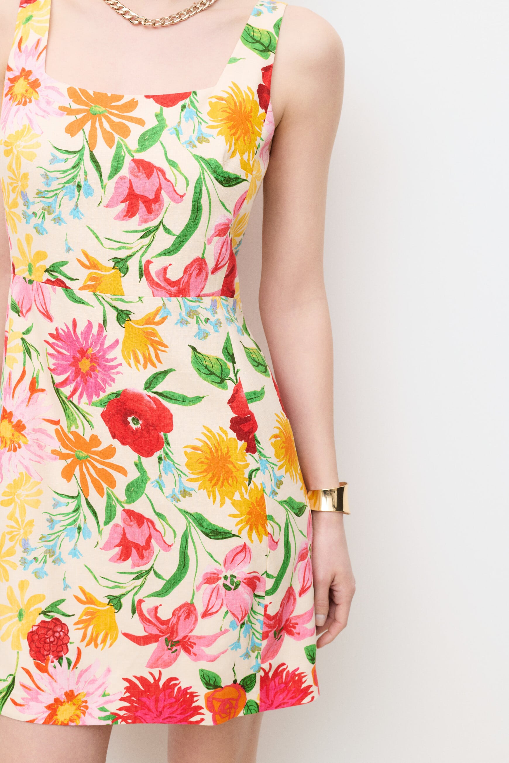 Kleid Reinita naturfarben damen