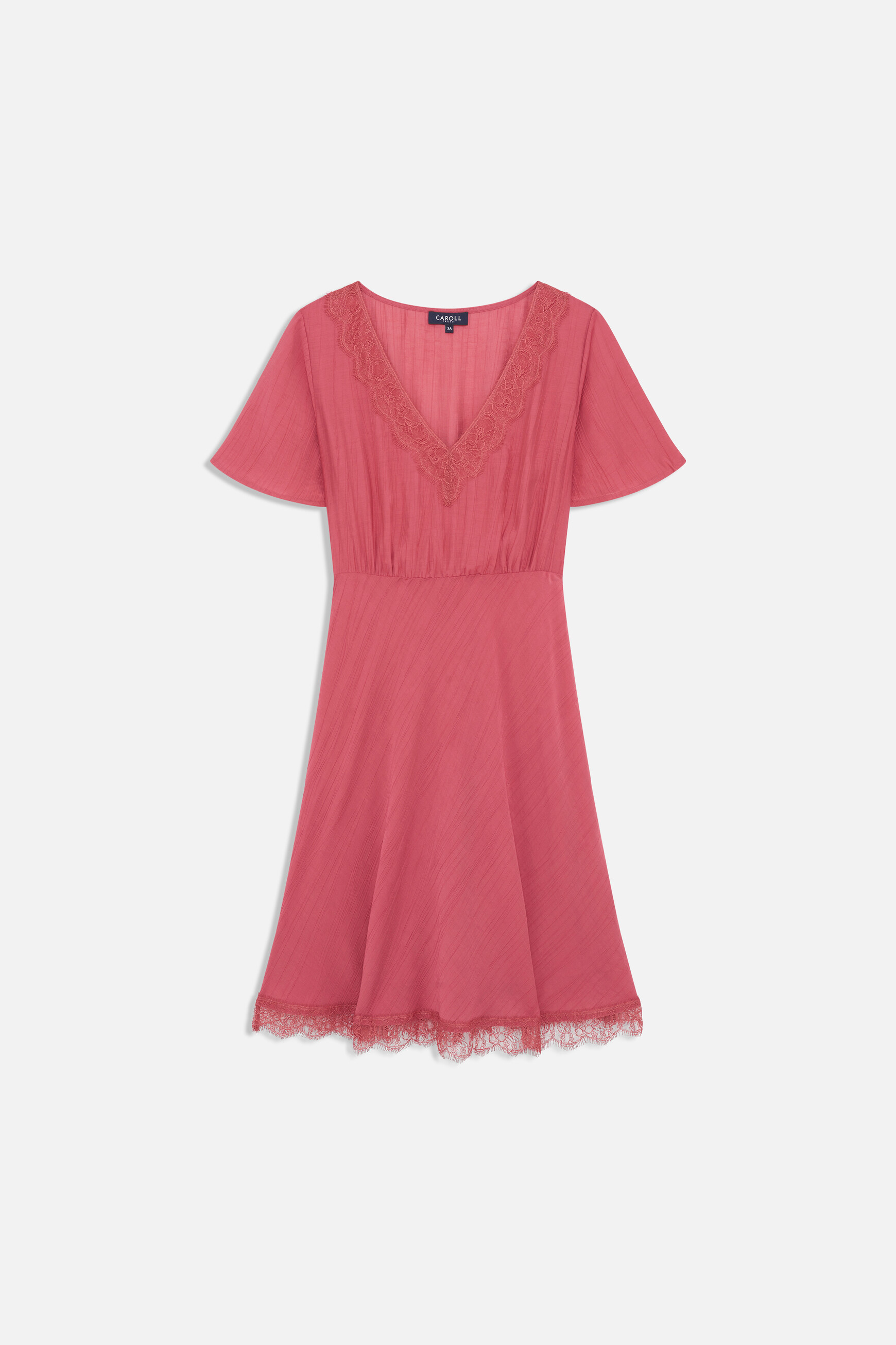 Robe Roselina vieux rose femme