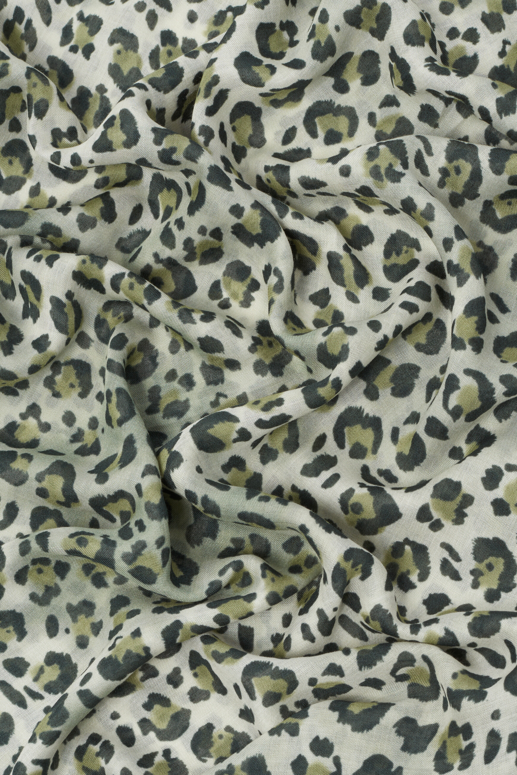 Foulard Leofaria vert kaki femme