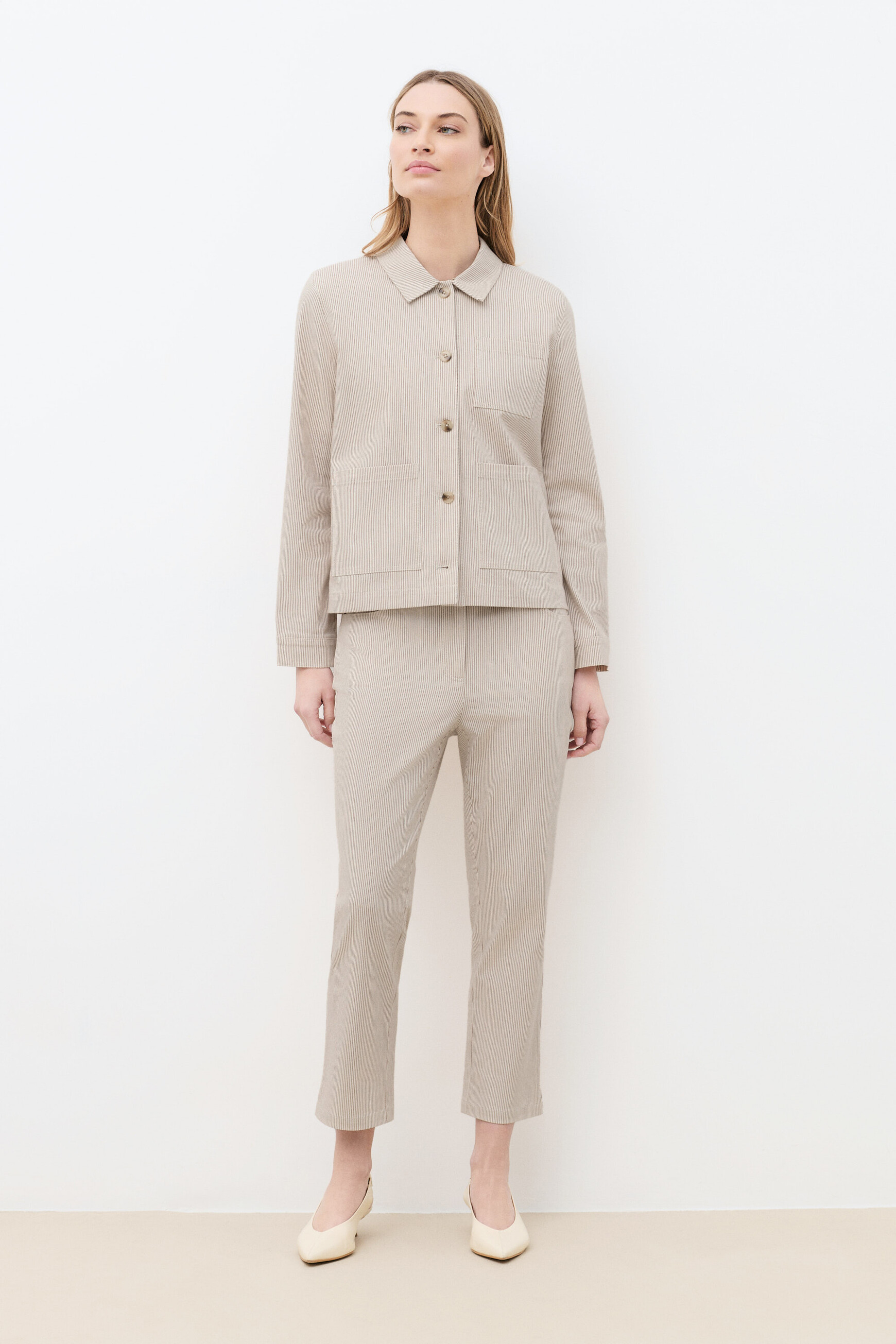 Veste Vaninastripe2 sable femme