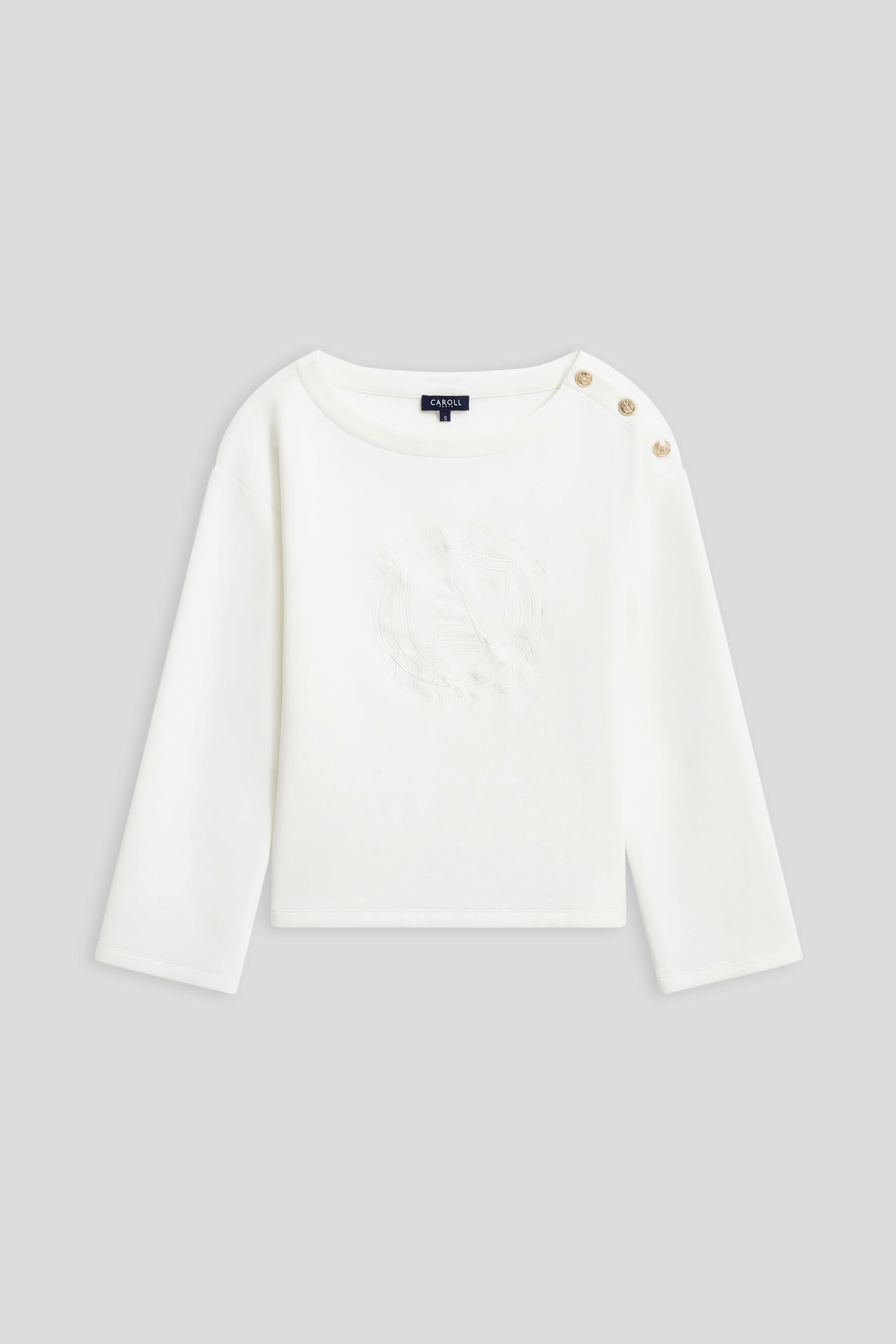 Sweatshirt Tmatys cru mulher