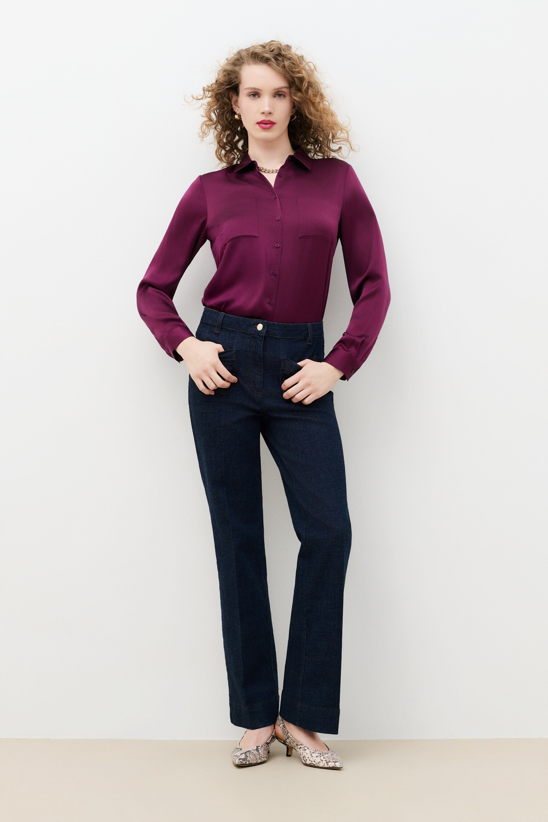 Broek Pelleydenim2 denim brut vrouw