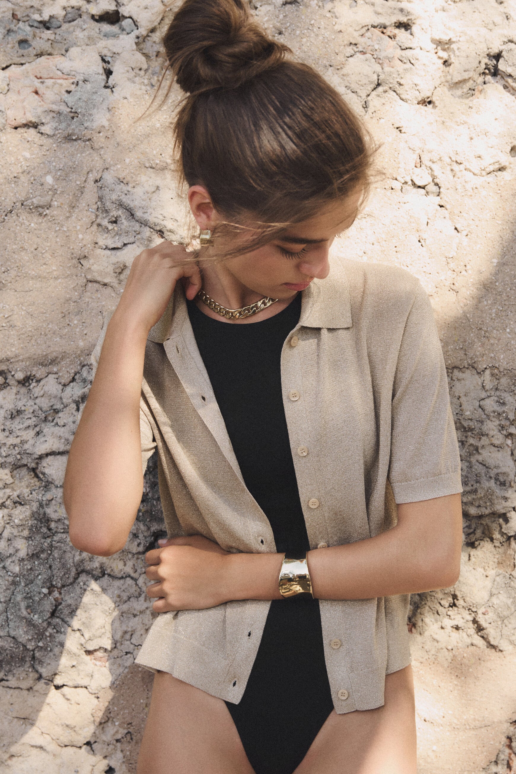 Pull Mvegas sable femme