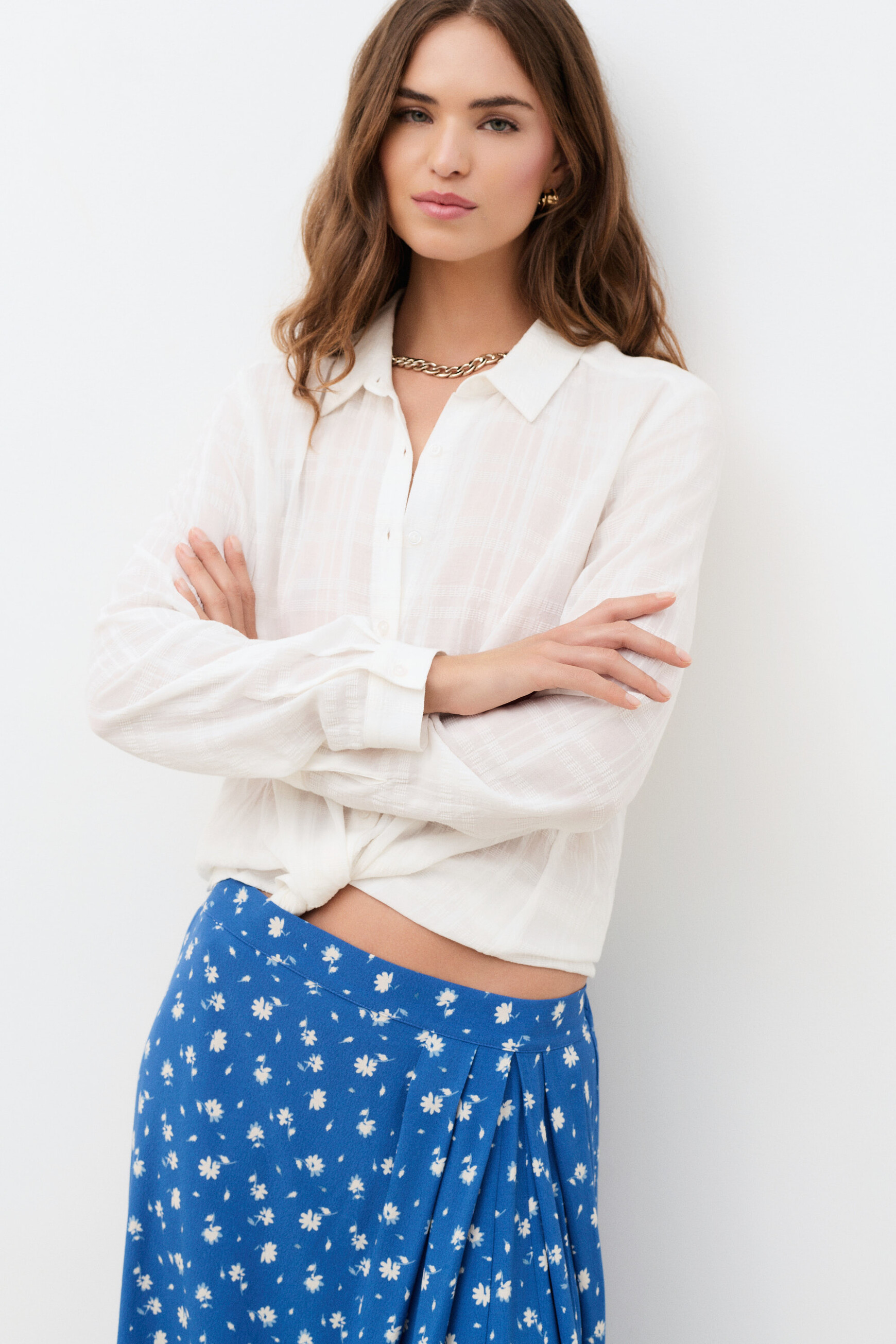 Gonna Josella blu donna