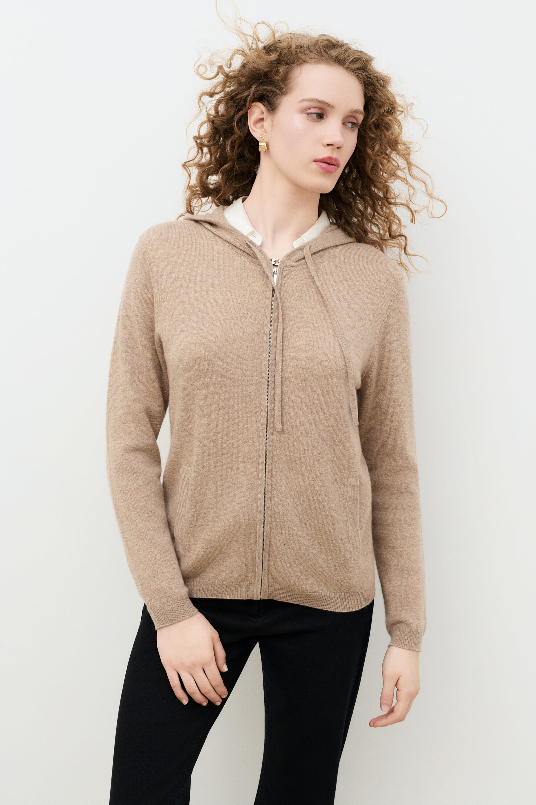 Vest basila lichtbruin vrouw