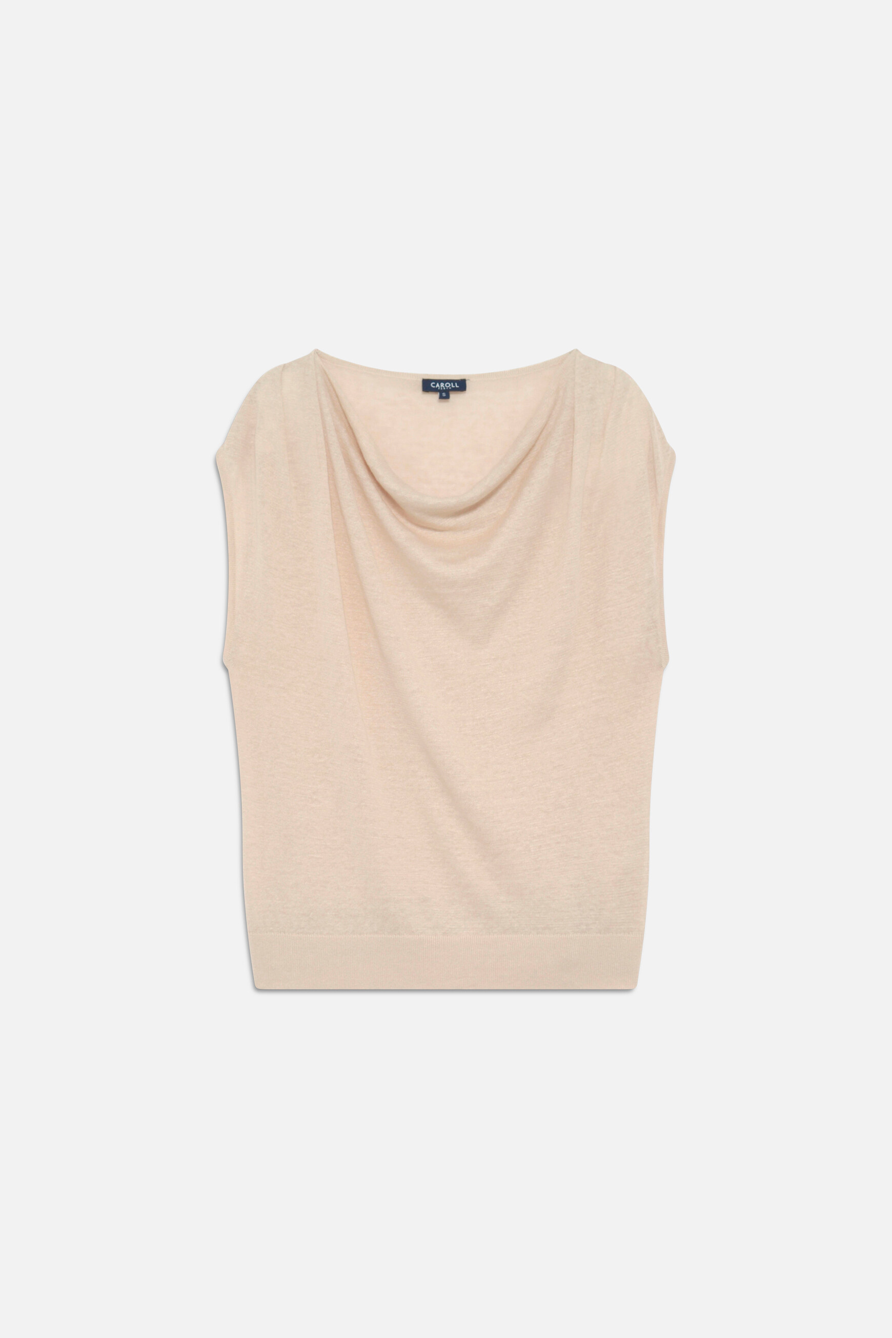 Pull Mvera 100% lin sable femme