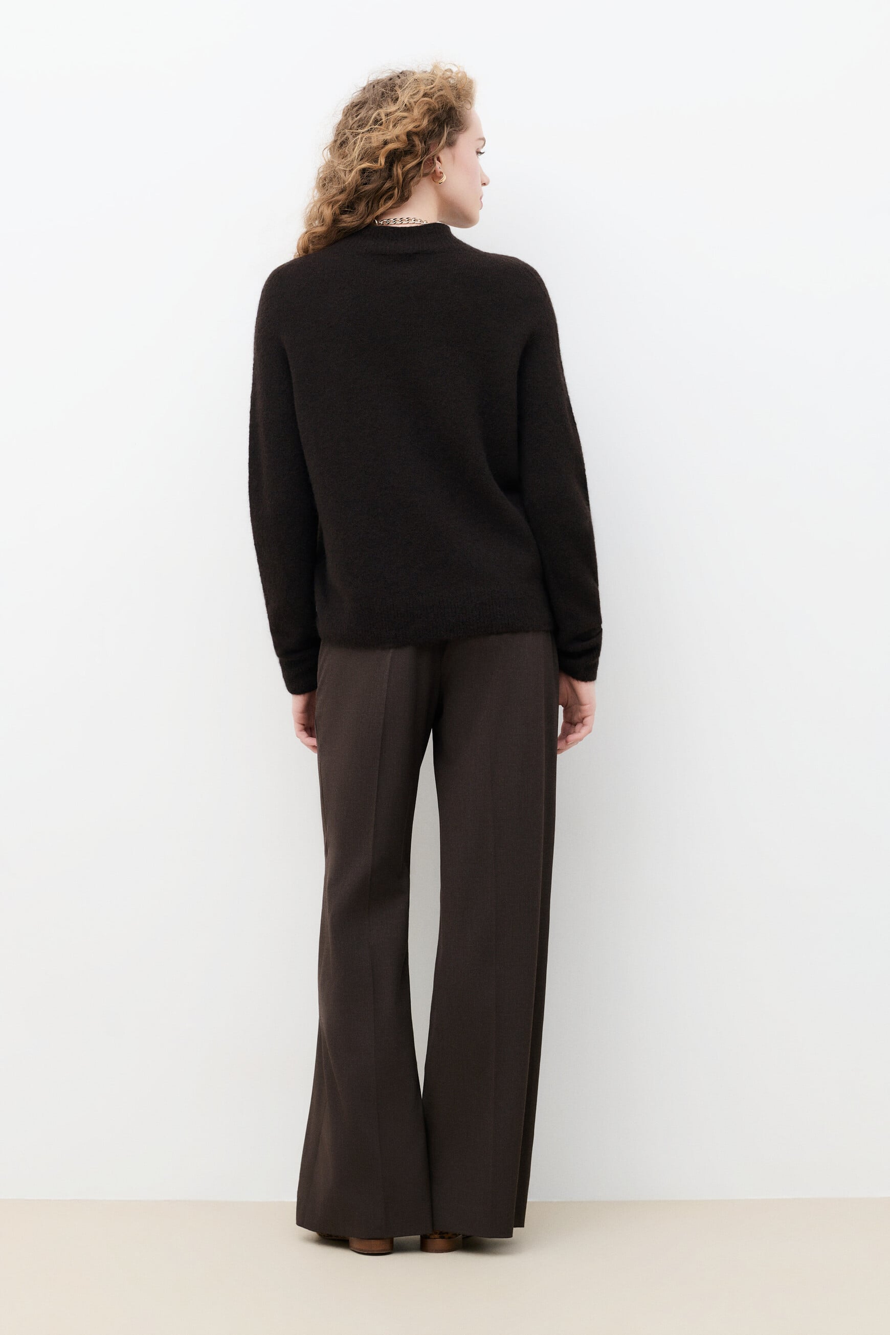 Pull Marianno marron fonc&eacute; femme
