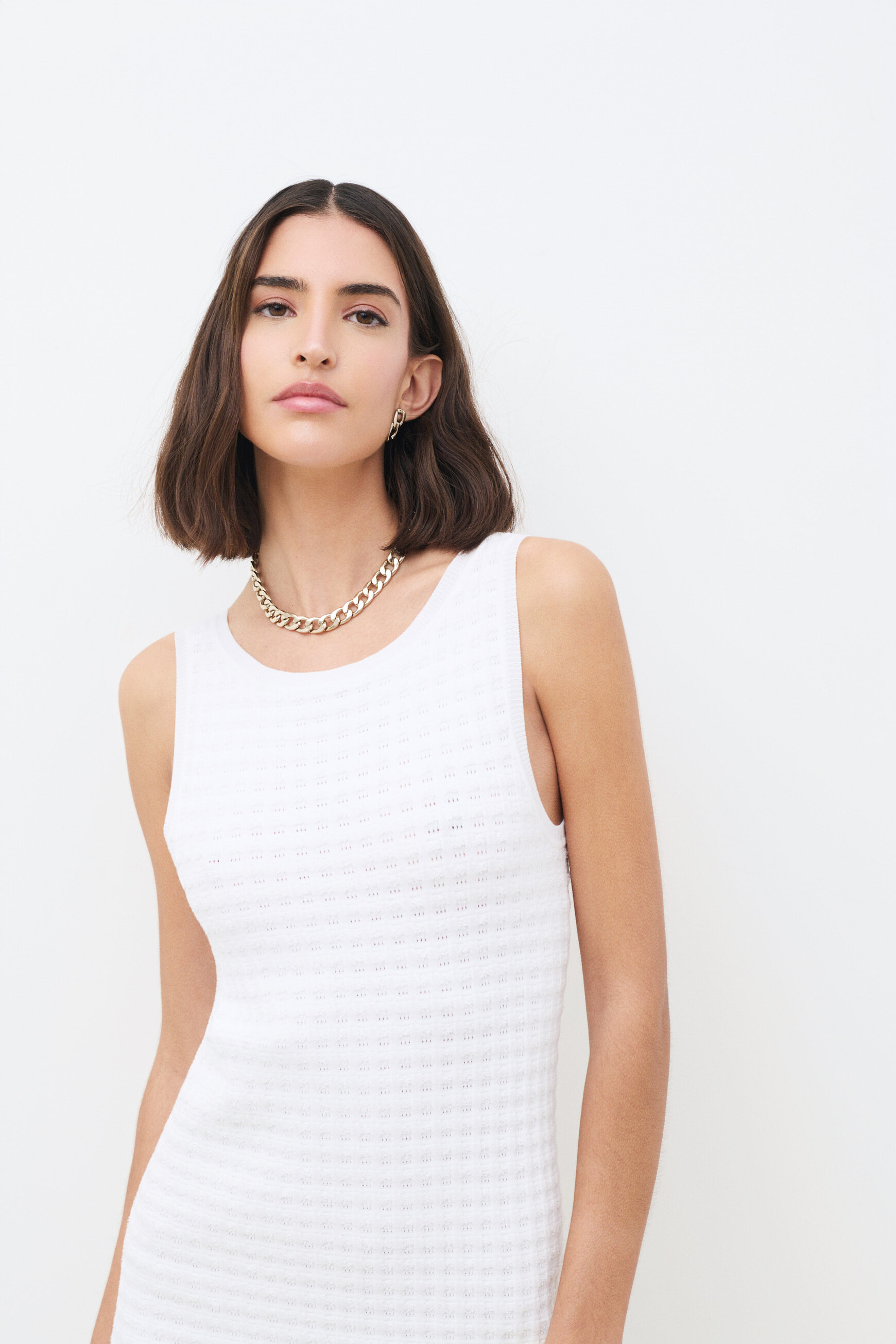 Robe Rmalia blanc femme