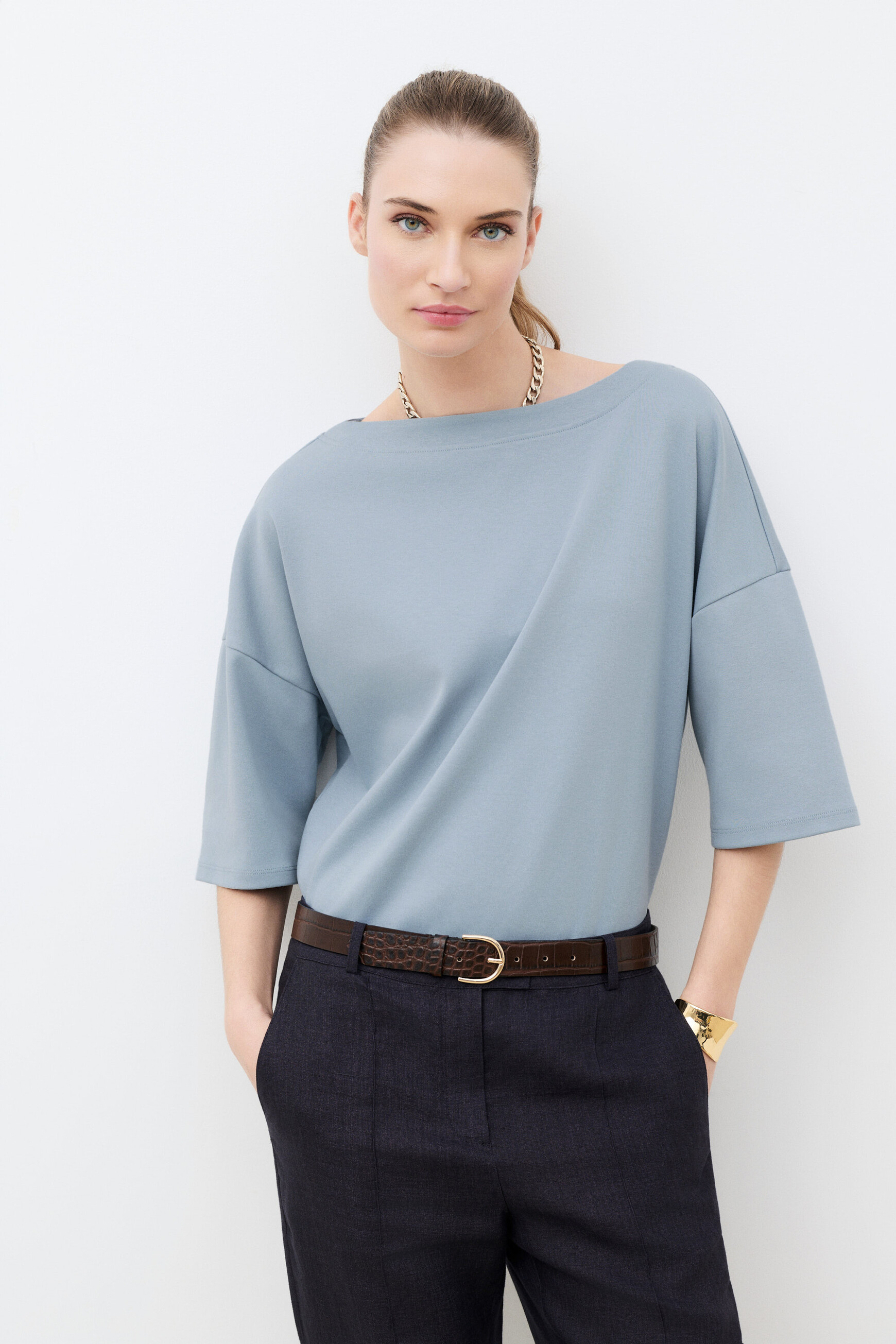 T-shirt Tcosi bleu clair femme