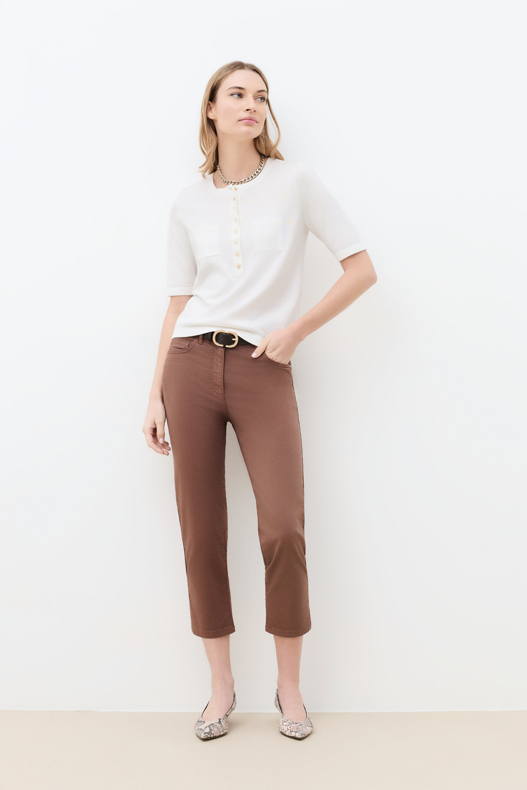 Pull Mconnie ecru femme