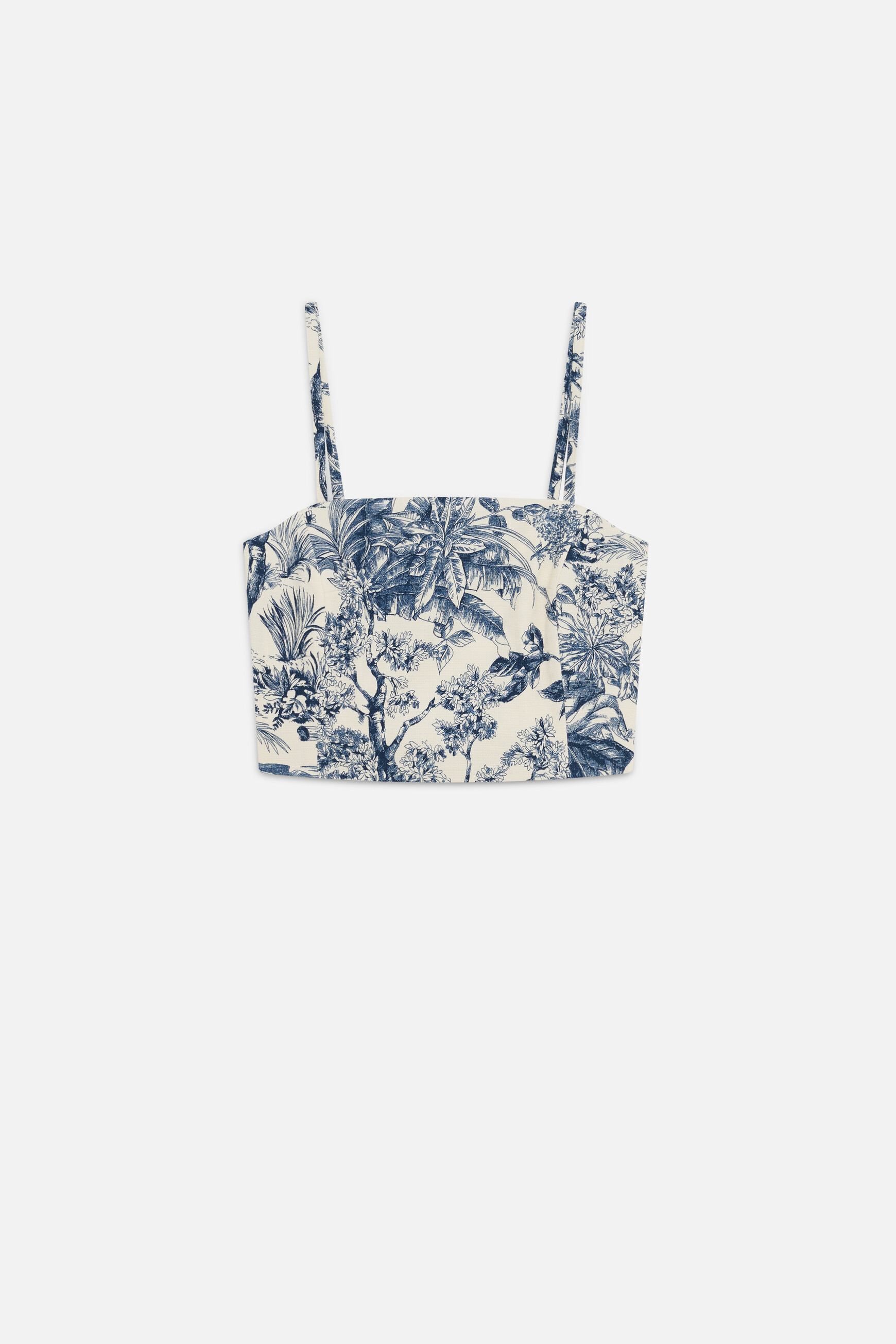 Top cbelly azul-marinho mulher