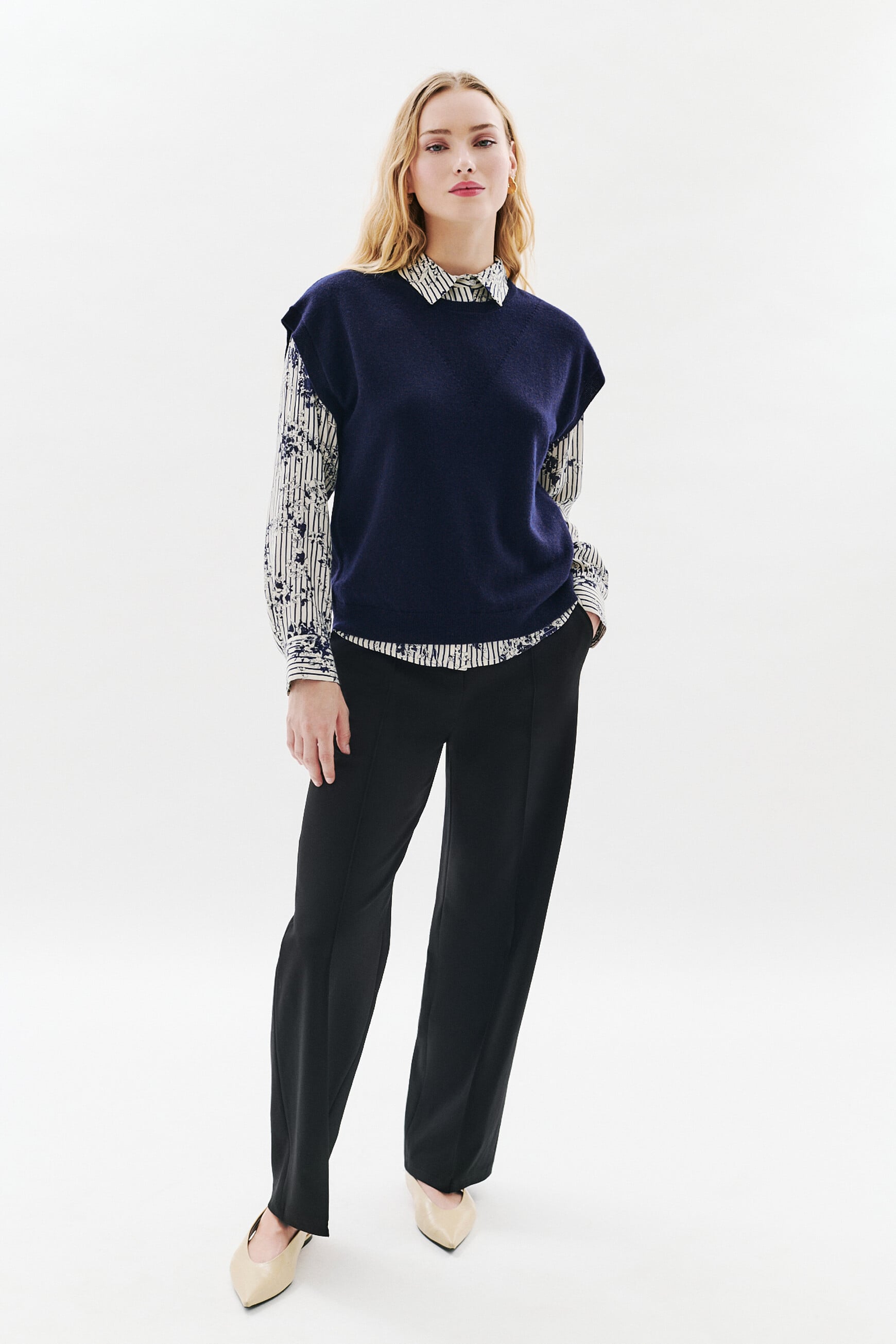 Maglione mathilde blu navy donna