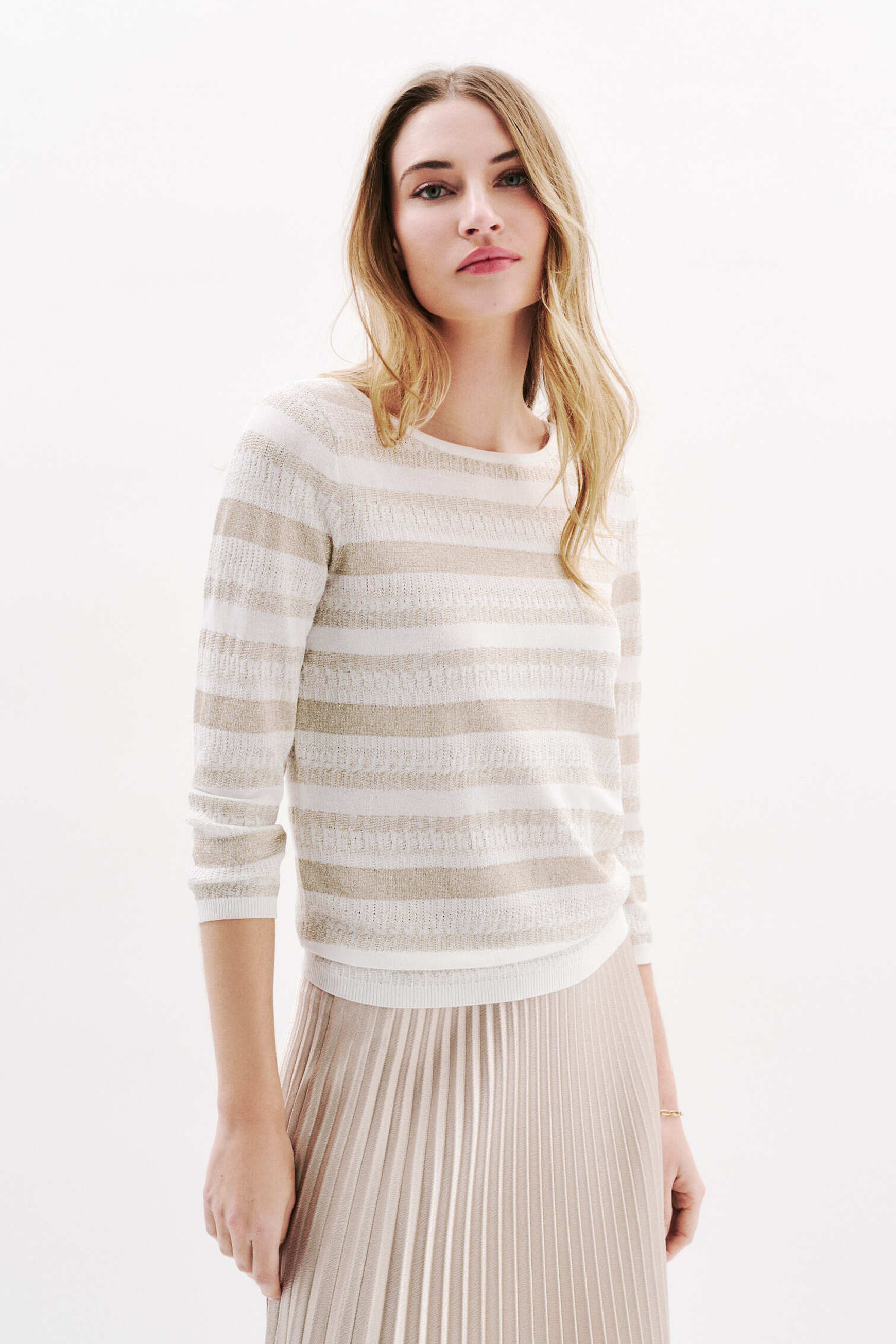 Pull Mchristina ecru femme