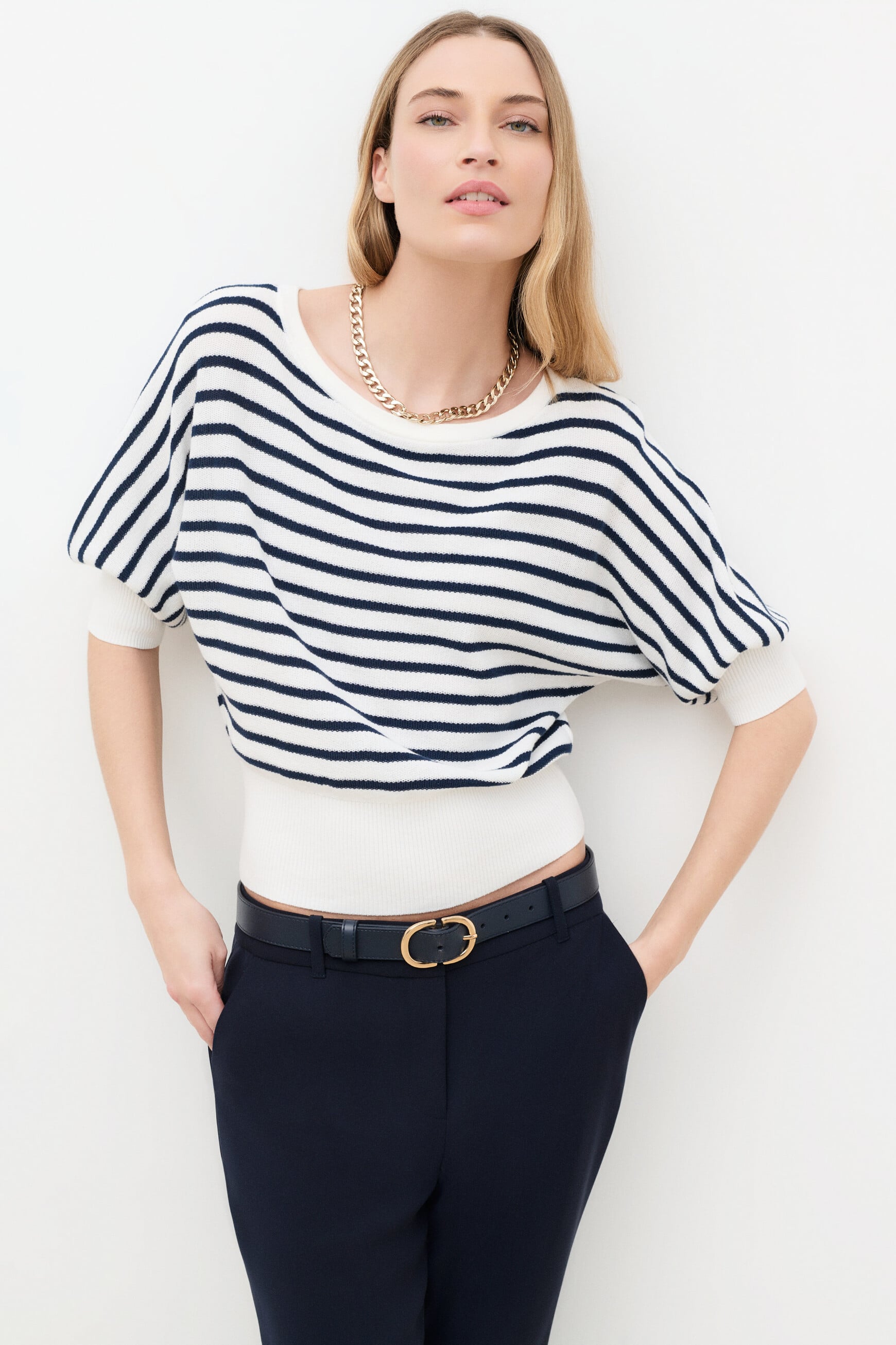 Pull Mjohanna ecru femme