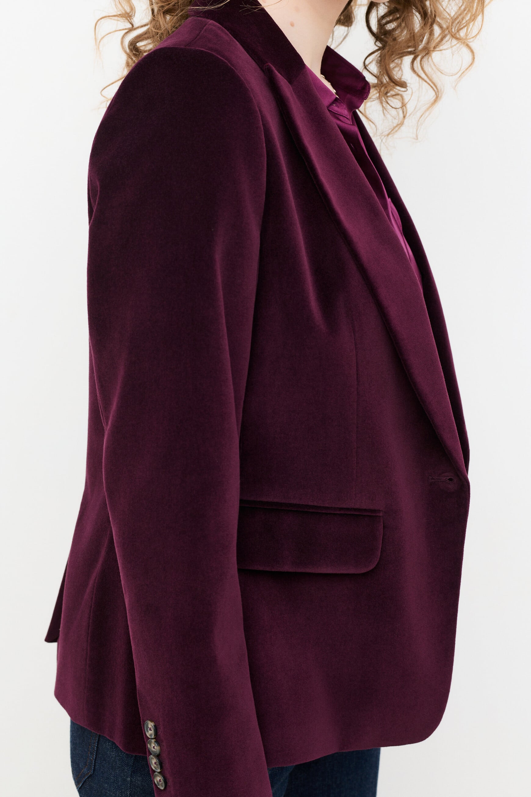 blazer aurora prune femme