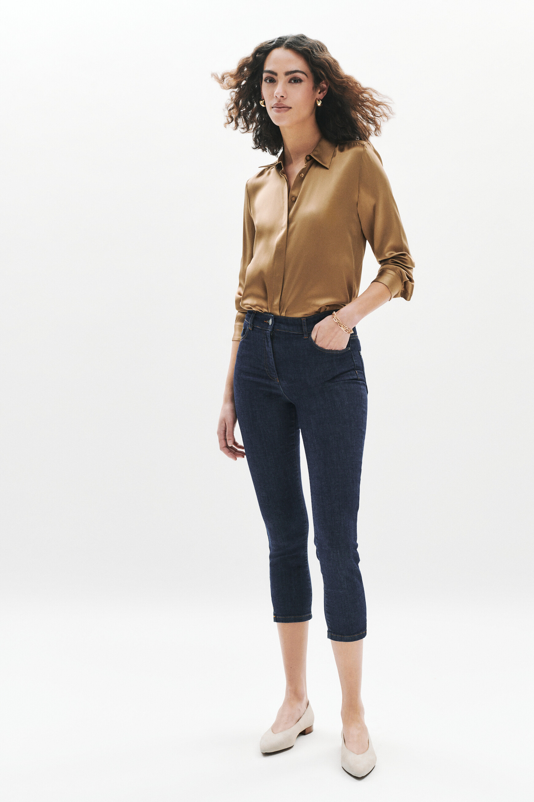 jean pantacourt caleb b denim double stone femme